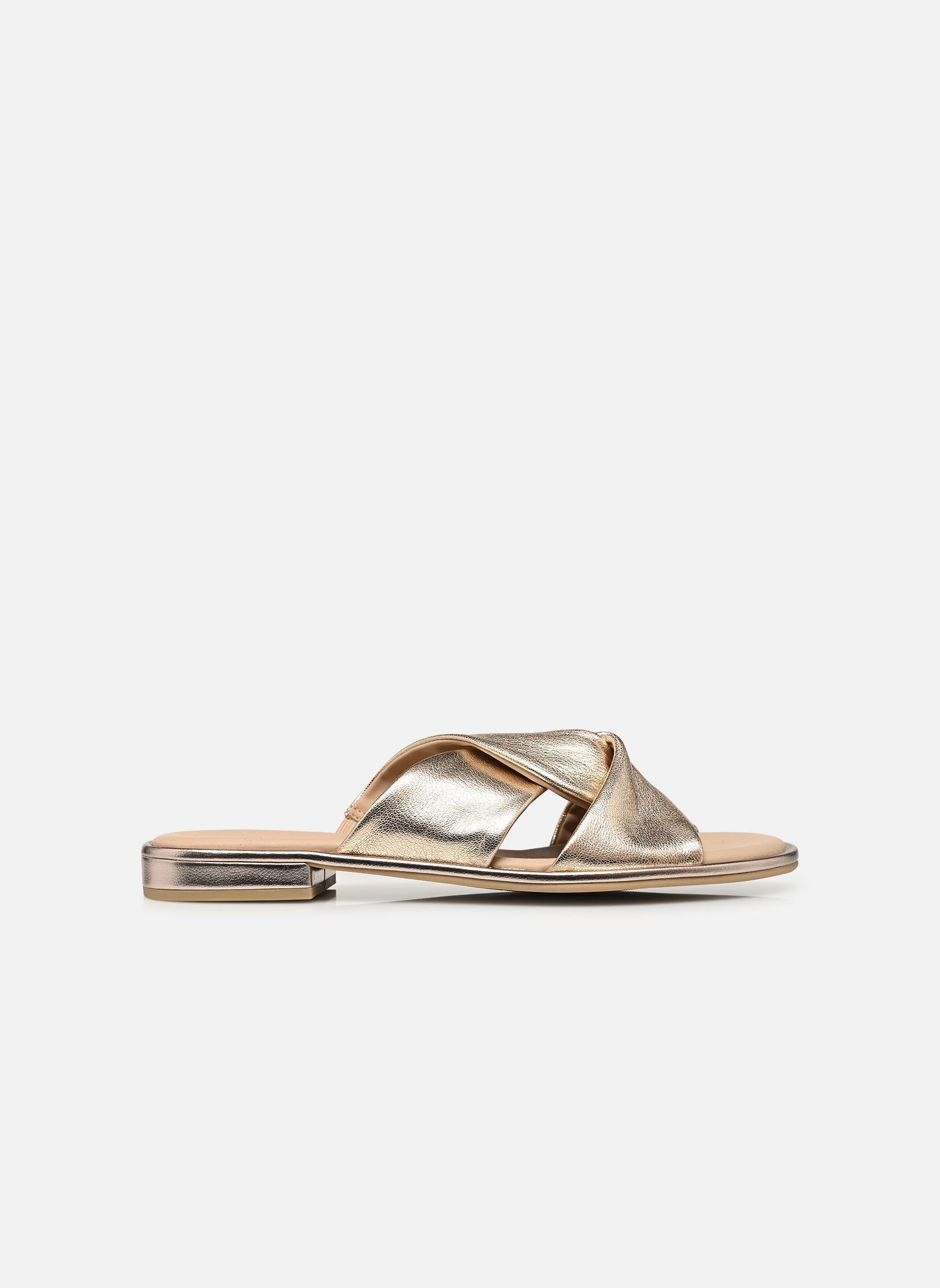 Pantoletten und Clogs 9-27100-42 damen gold und bronze Caprice Pantoletten und Clogs 9-27100-42 damen gold und bronze PLATIN METAL.