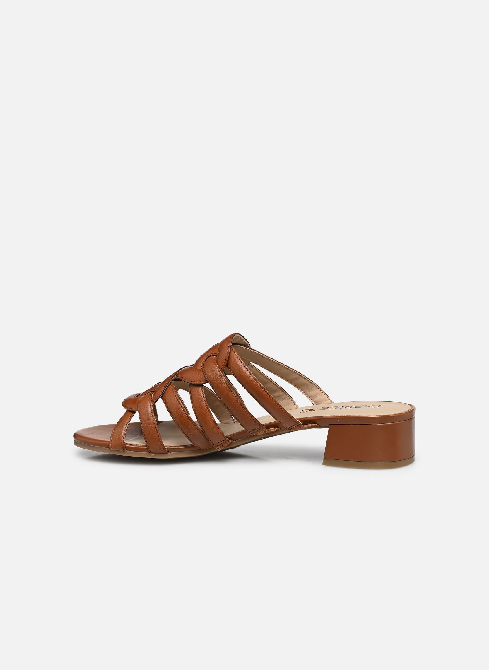 Pantoletten und Clogs 9-27205-46 damen braun Caprice Pantoletten und Clogs 9-27205-46 damen braun COGNAC NAPPA