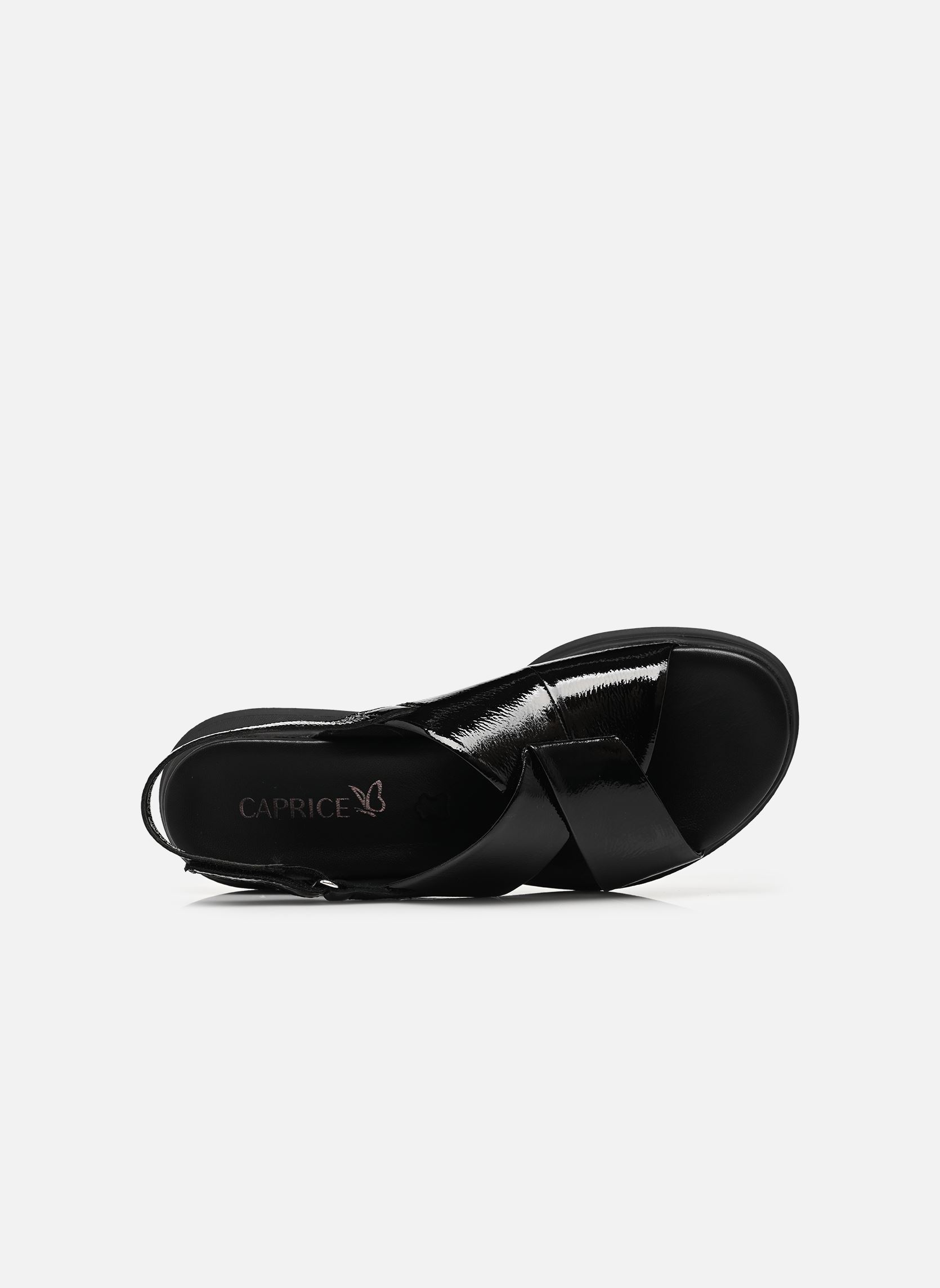 Sandales compensées et plateformes 9-28700-46 femme noir Caprice Sandales compensées et plateformes 9-28700-46 femme noir BLACK NAPLAK