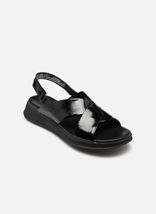 Caprice Sandalen met sleehak en plateau 9-28700-46 dames zwart