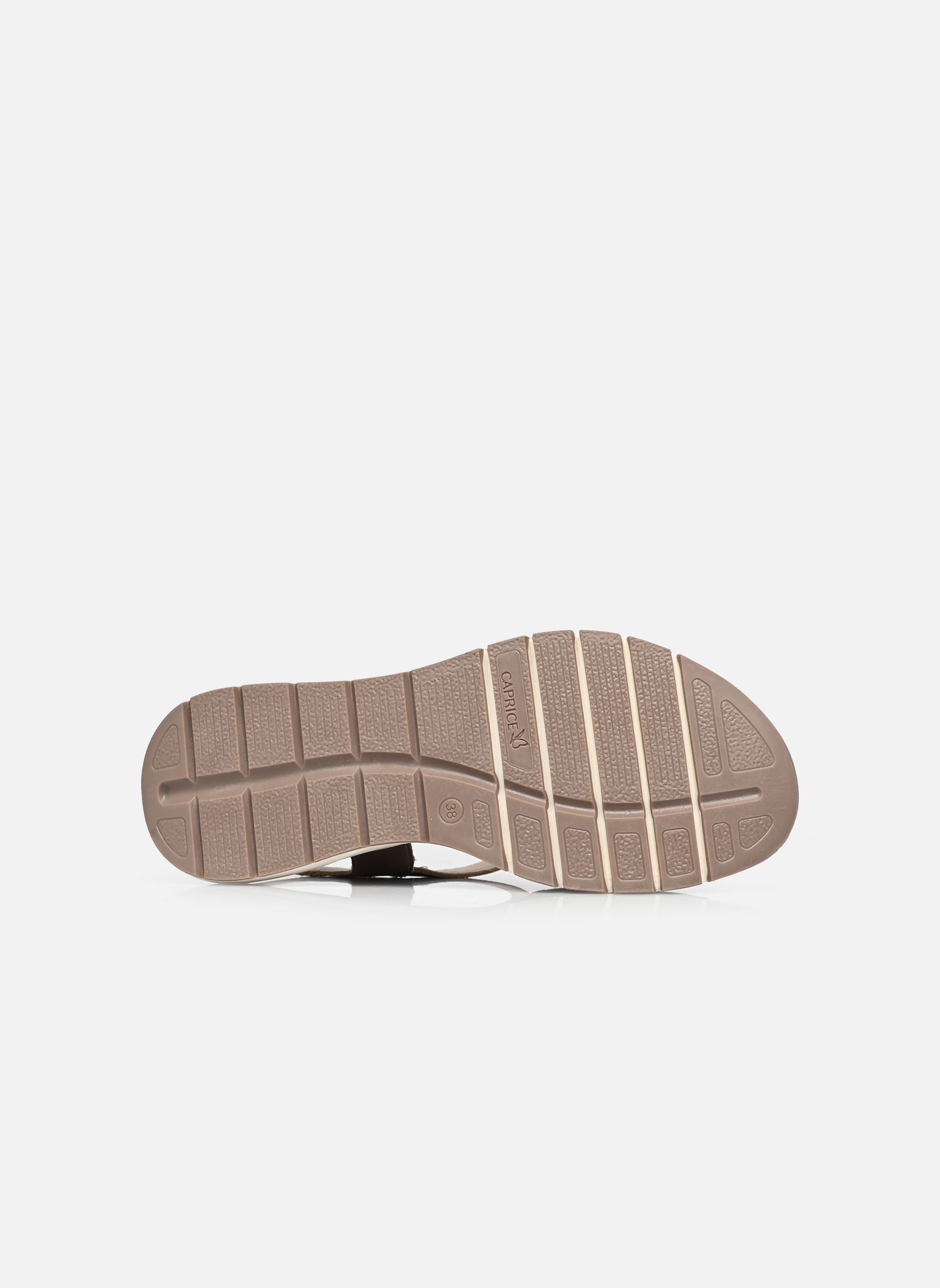 Sandales compensées et plateformes 9-28708-46 femme or et bronze Caprice Sandales compensées et plateformes 9-28708-46 femme or et bronze TAUPE METALLIC