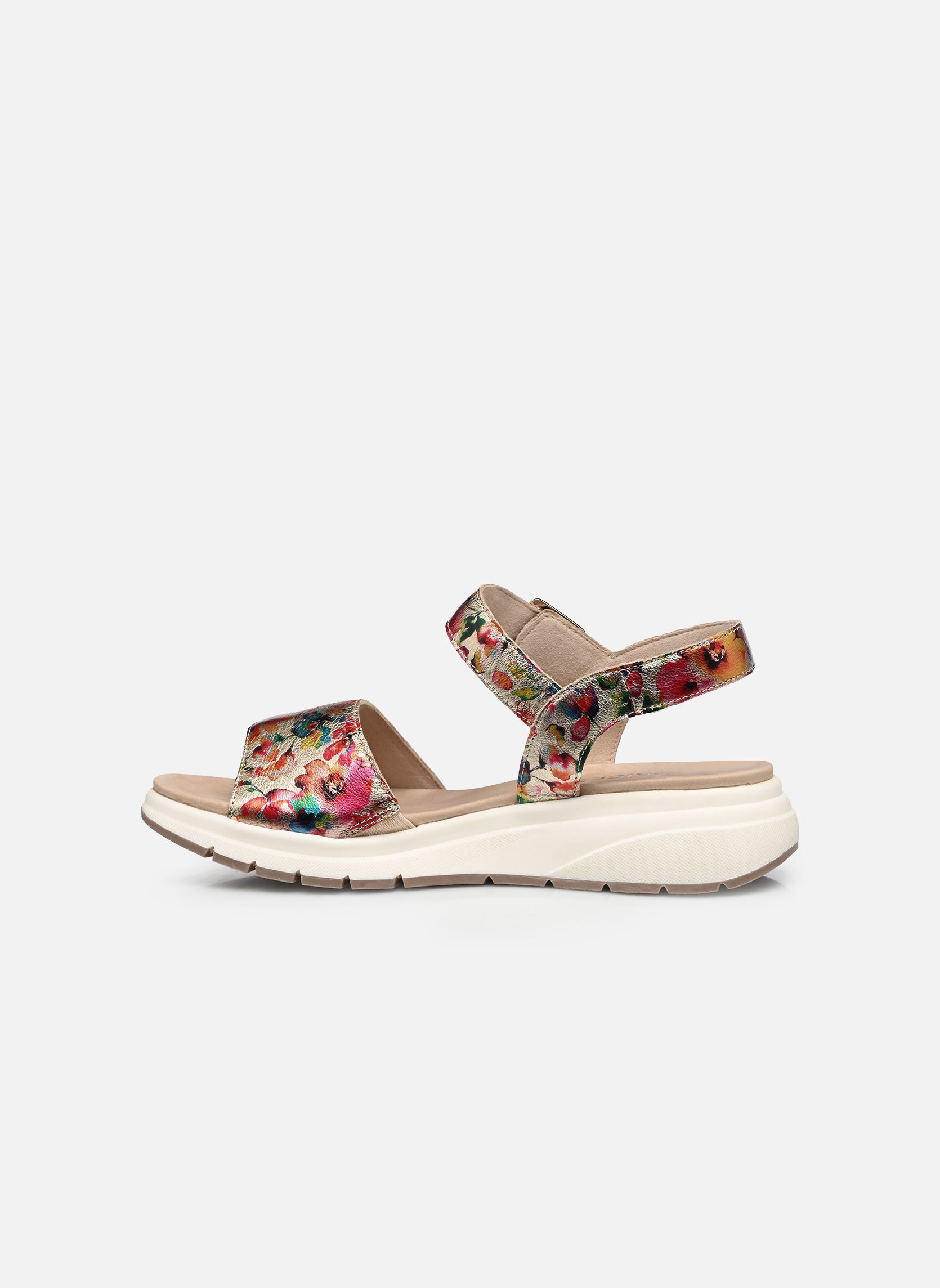 Keil- und Plateausandalen 9-28708-46 damen mehrfarbig Caprice Keil- und Plateausandalen 9-28708-46 damen mehrfarbig FLOWER METAL.