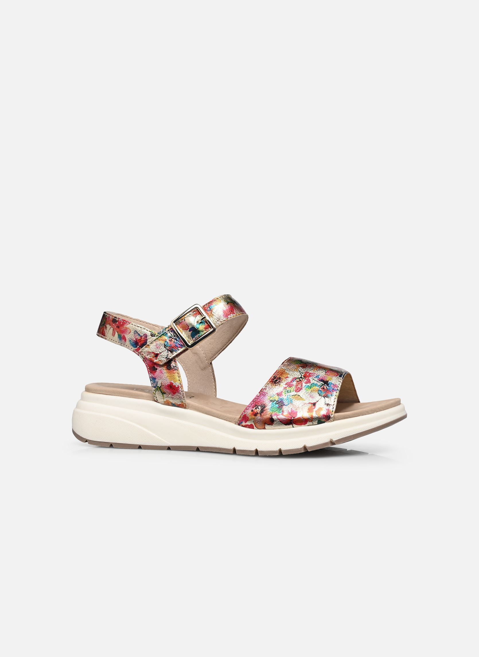 Keil- und Plateausandalen 9-28708-46 damen mehrfarbig Caprice Keil- und Plateausandalen 9-28708-46 damen mehrfarbig FLOWER METAL.