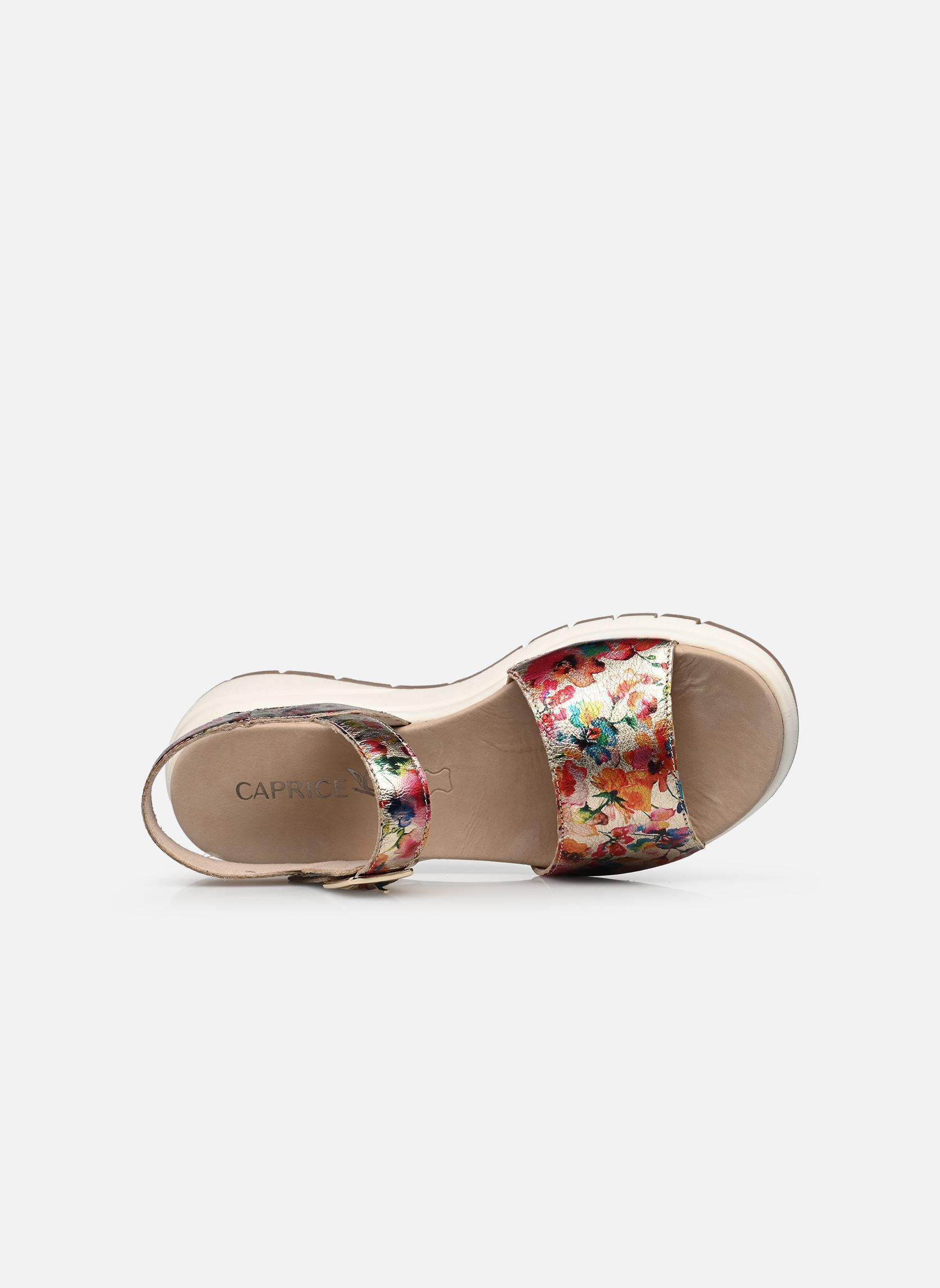 Keil- und Plateausandalen 9-28708-46 damen mehrfarbig Caprice Keil- und Plateausandalen 9-28708-46 damen mehrfarbig FLOWER METAL.