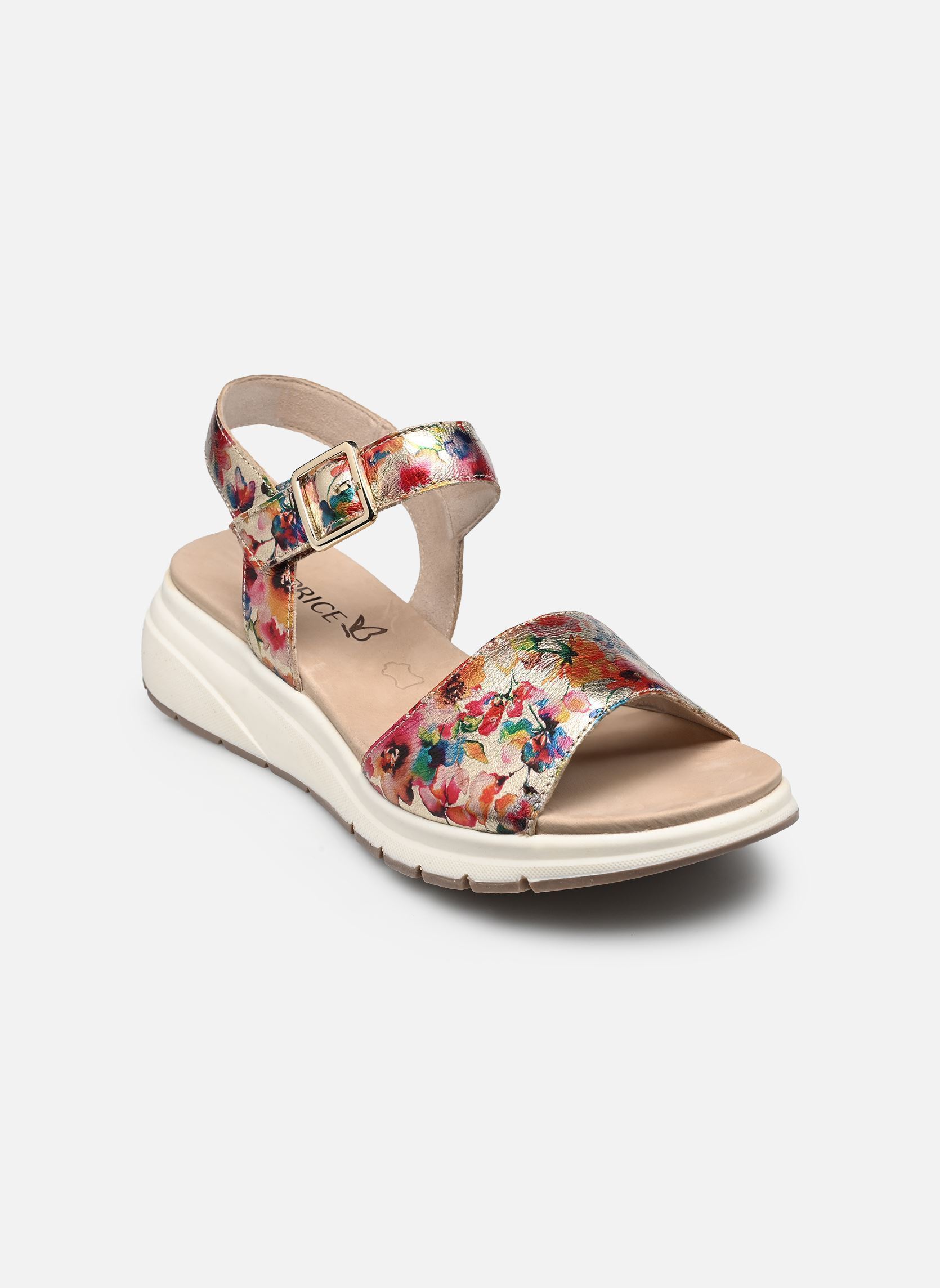 Keil- und Plateausandalen 9-28708-46 damen mehrfarbig Caprice Keil- und Plateausandalen 9-28708-46 damen mehrfarbig FLOWER METAL.