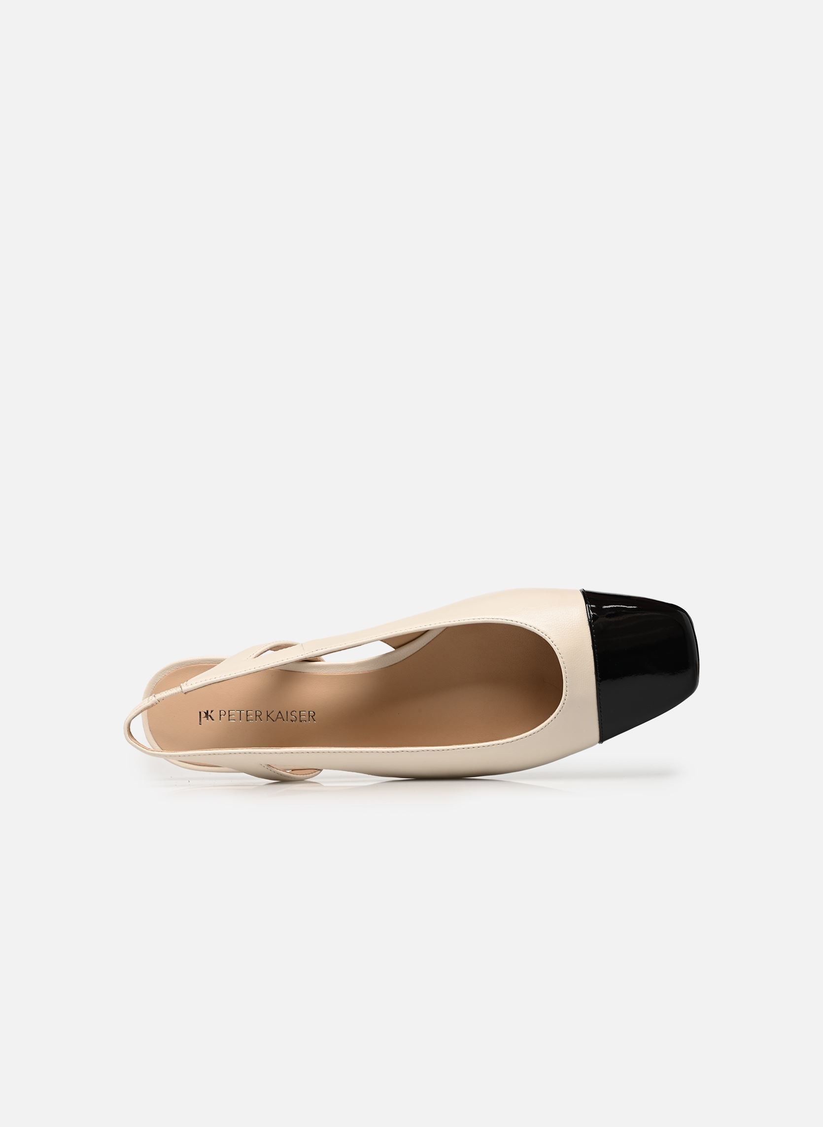 Klassische Ballerinas 9-79440-46 damen schwarz Peter Kaiser Klassische Ballerinas 9-79440-46 damen schwarz OFFWHITE/BLACK