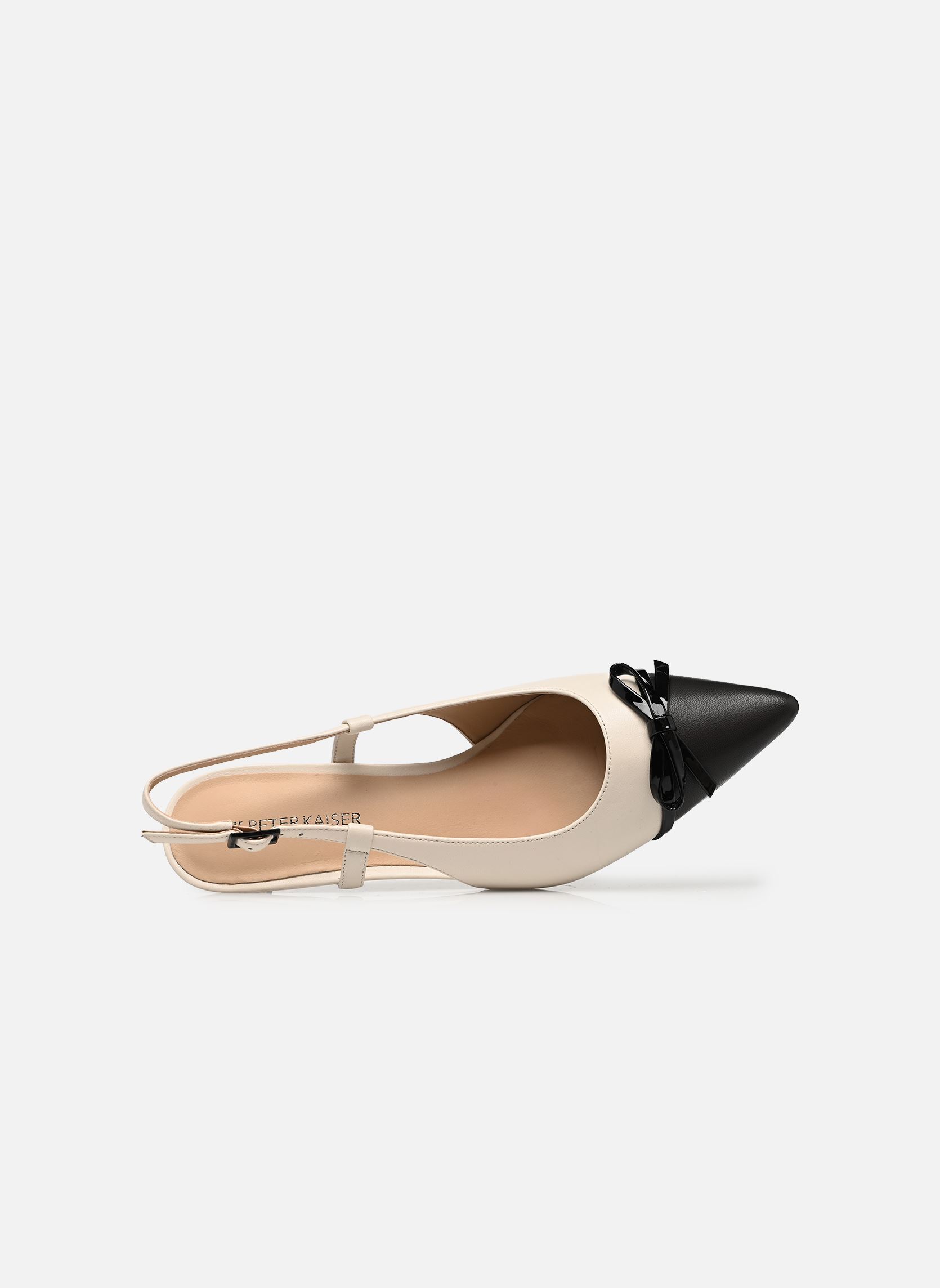 Pumps mit Riemchen 9-79609-46 damen weiß Peter Kaiser Pumps mit Riemchen 9-79609-46 damen weiß OFFWHITE/BROWN