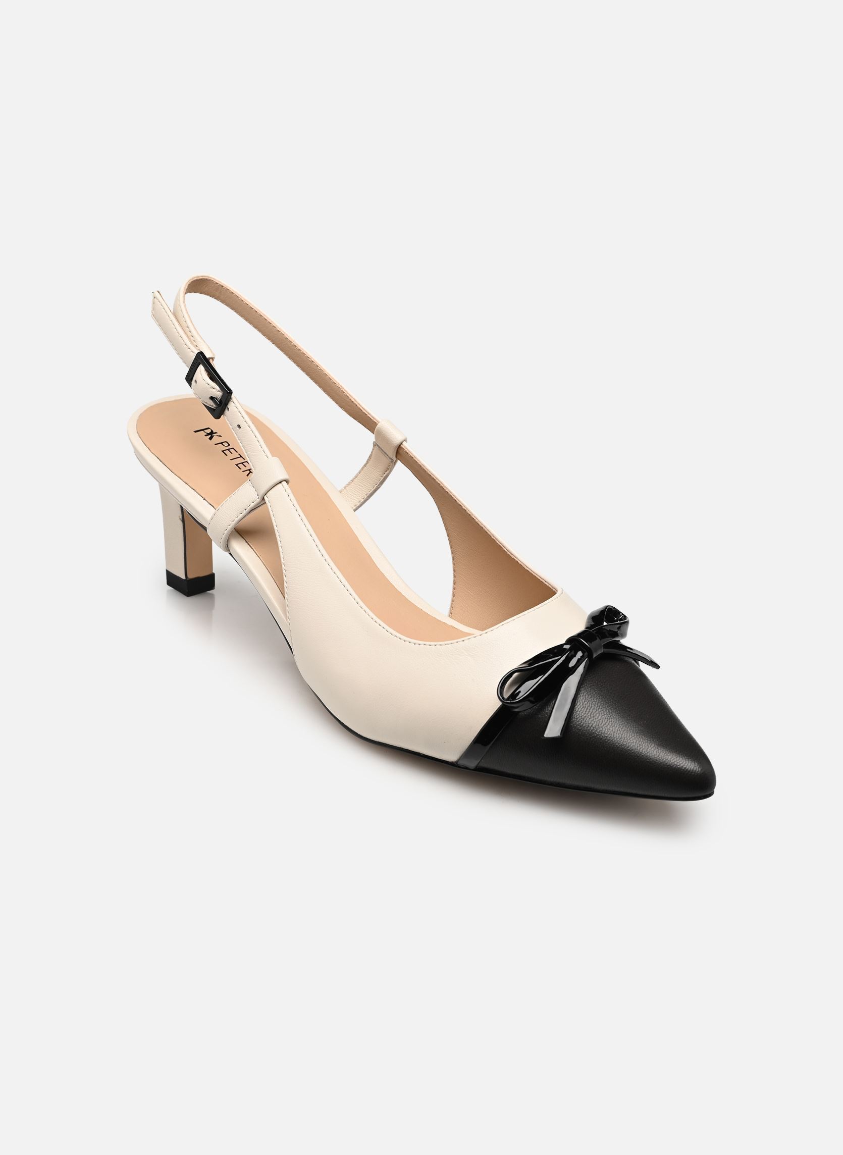 Pumps mit Riemchen 9-79609-46 damen weiß Peter Kaiser Pumps mit Riemchen 9-79609-46 damen weiß OFFWHITE/BROWN
