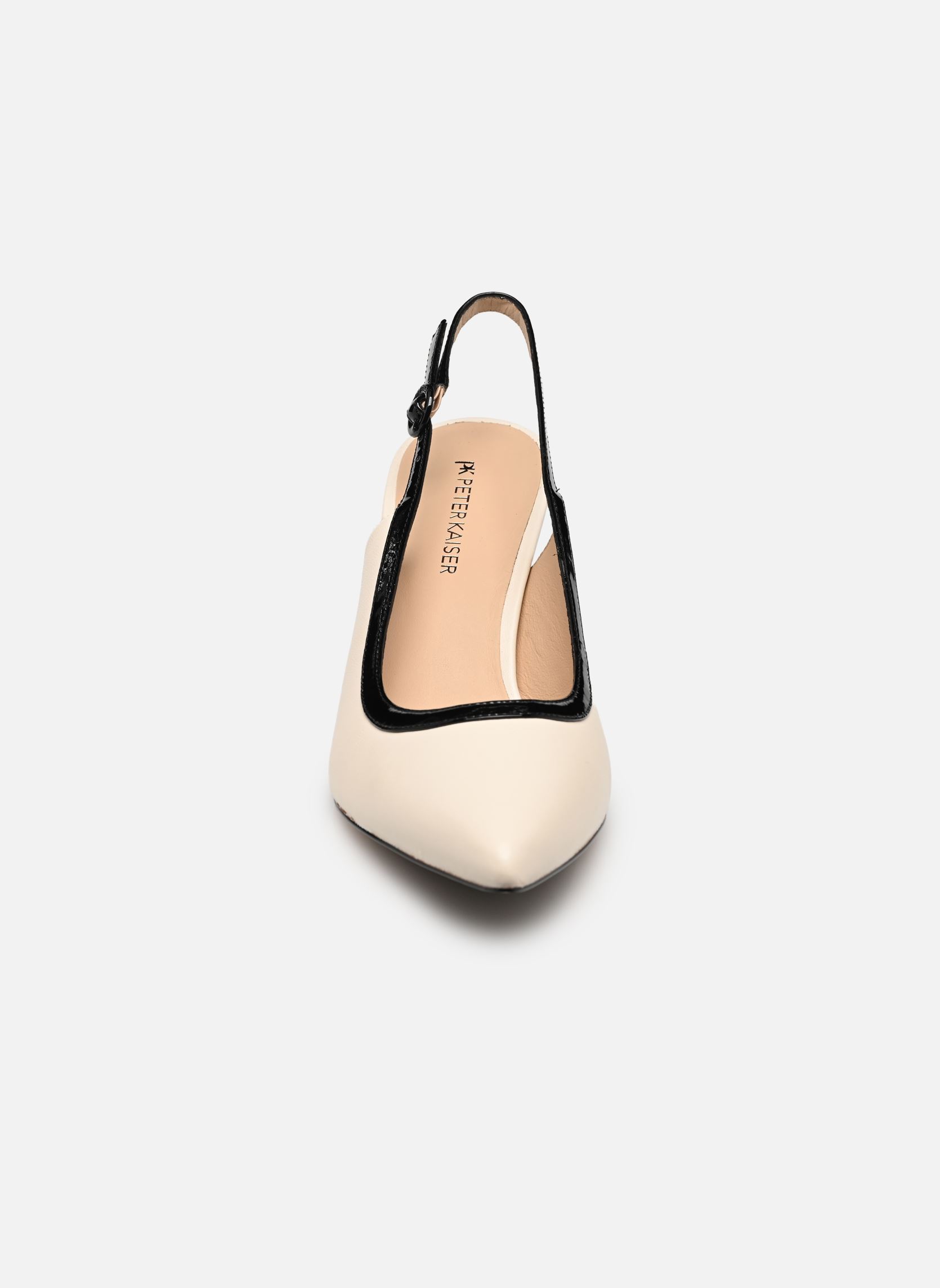 Slingback pumps 9-79640-44 dames wit Peter Kaiser Slingback pumps 9-79640-44 dames wit OFFWHITE/BLACK