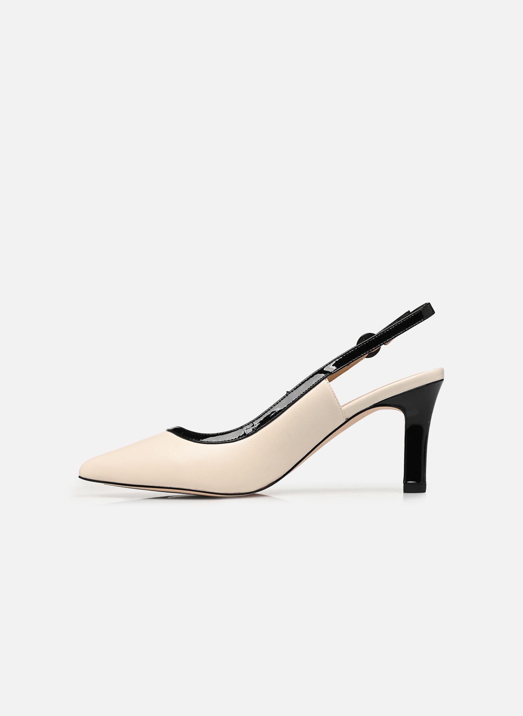 Slingback pumps 9-79640-44 dames wit Peter Kaiser Slingback pumps 9-79640-44 dames wit OFFWHITE/BLACK