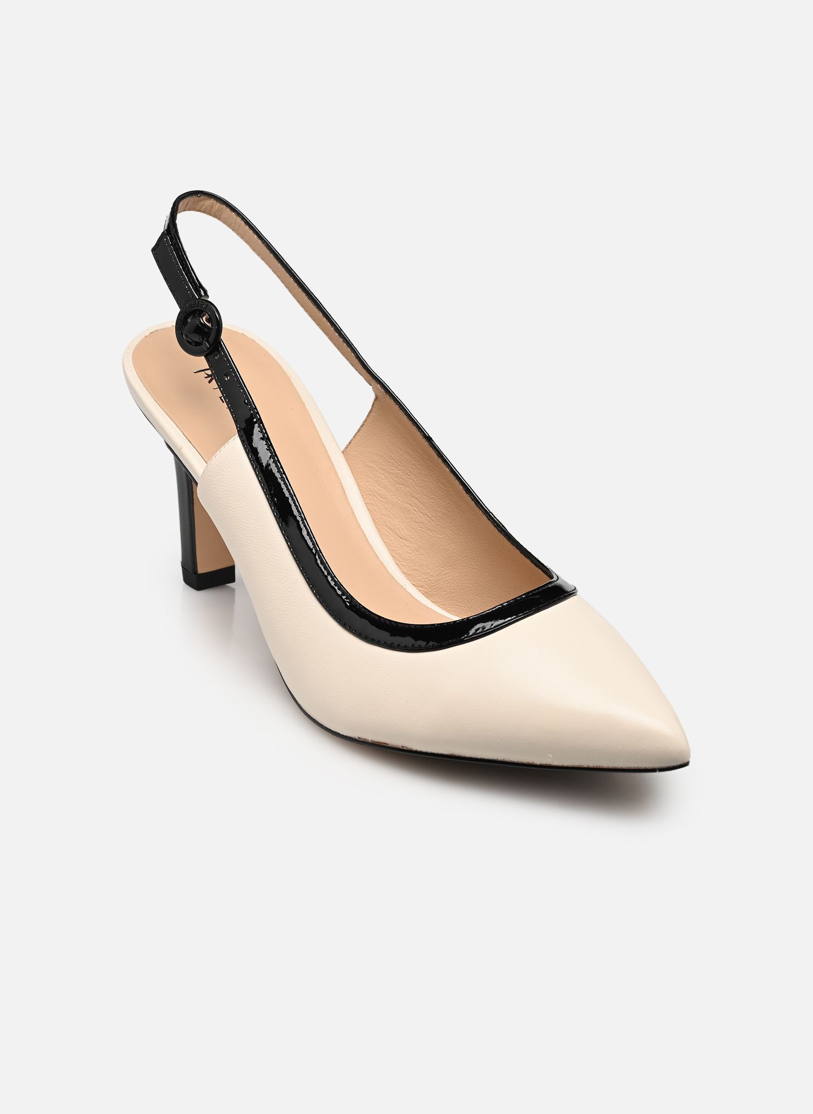 Slingback pumps 9-79640-44 dames wit Peter Kaiser Slingback pumps 9-79640-44 dames wit OFFWHITE/BLACK