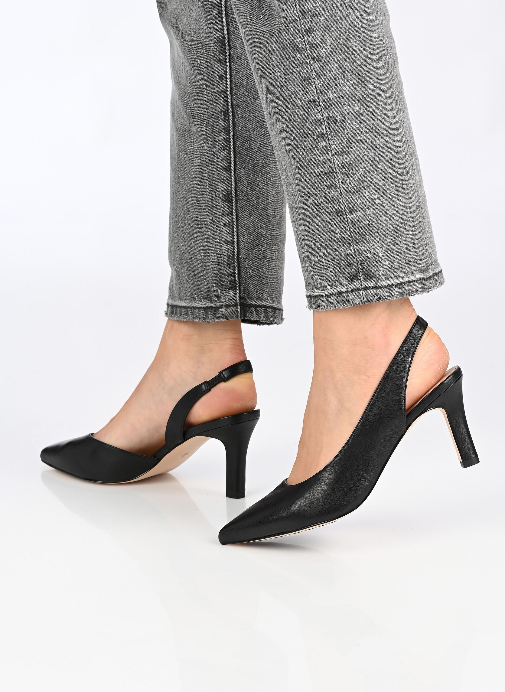 Slingback pumps 9-79642-46 dames zwart Peter Kaiser Slingback pumps 9-79642-46 dames zwart BLACK NAPPA