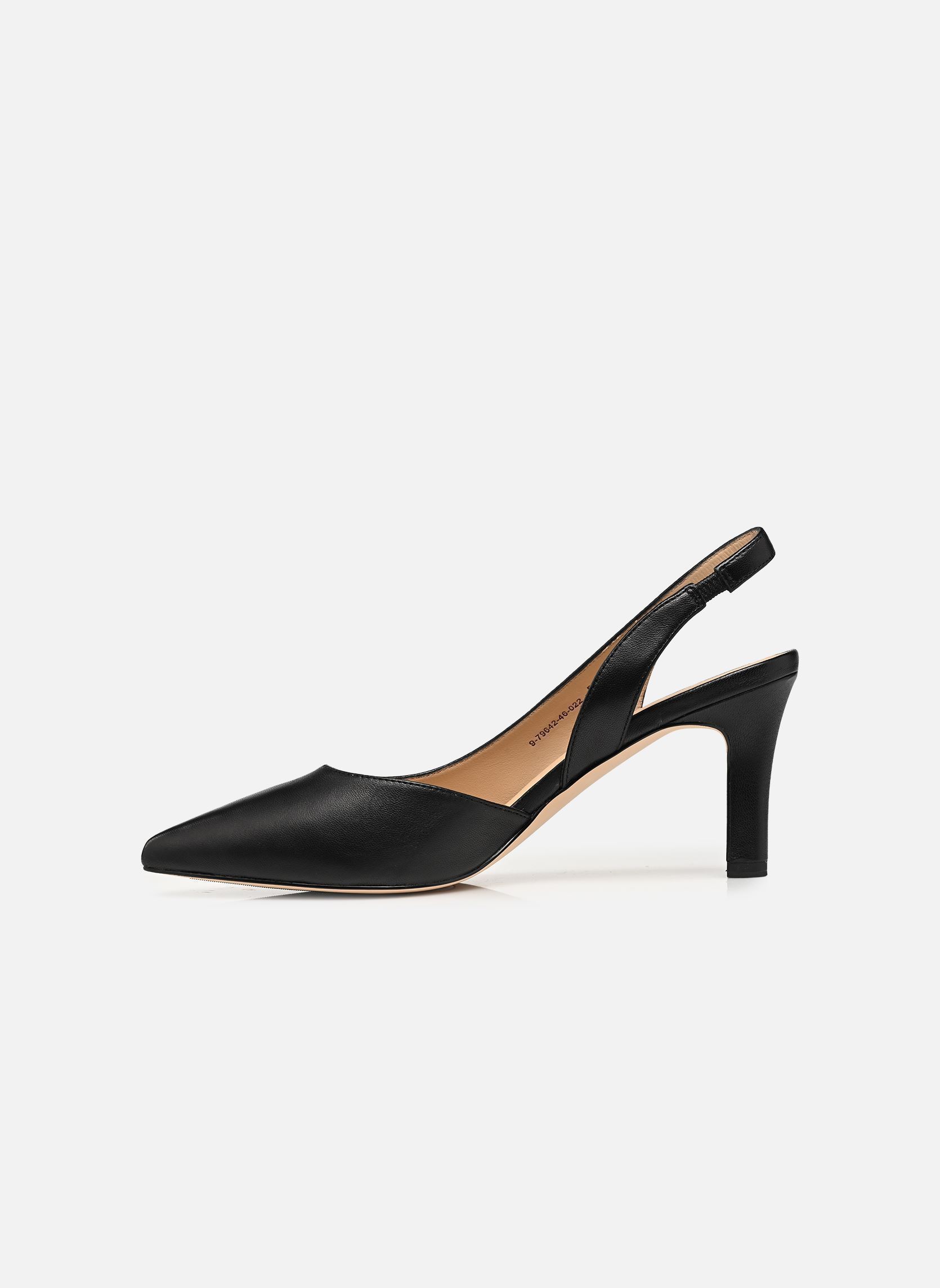 Slingback pumps 9-79642-46 dames zwart Peter Kaiser Slingback pumps 9-79642-46 dames zwart BLACK NAPPA