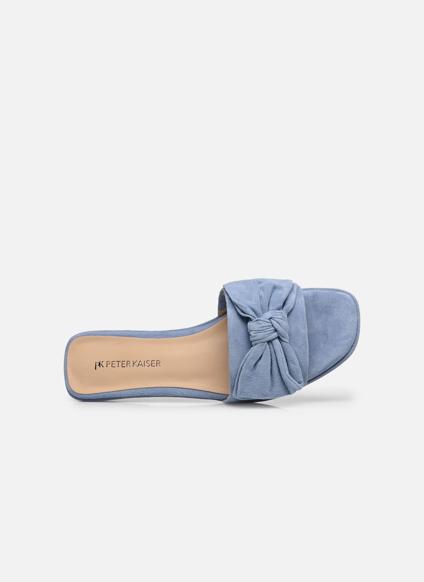 Mules 9-77104-46 femme bleu Peter Kaiser Mules 9-77104-46 femme bleu BLUE SUEDE