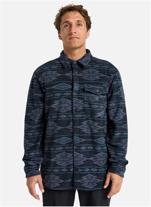 Billabong Vestes polaires Furnace Flannel homme bleu