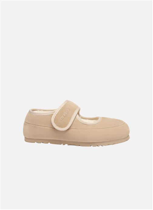 EverAu Australia Chaussons Chaussons femme en peau de mouton avec bride réglable - Teal femme beige