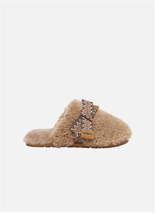 EverAu Australia Chaussons Chaussons femme en peau de mouton avec nœud - Moorhen femme marron