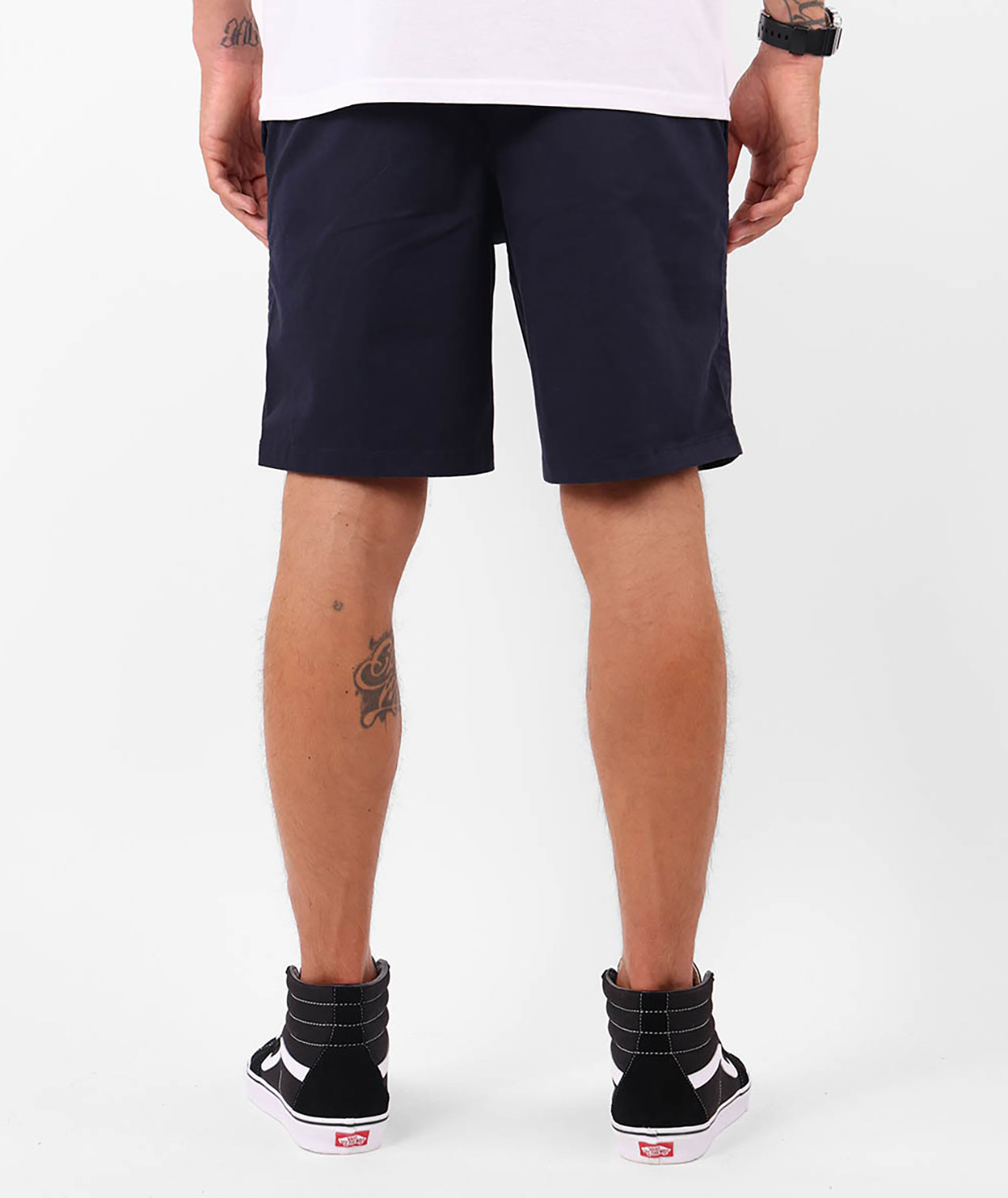 Shorts Short chino élastiqué uni stretch ONAGHEL homme bleu Oxbow Shorts Short chino élastiqué uni stretch ONAGHEL homme bleu Bleu marine