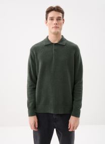 Polos manches courtes Sanino Polo 15179 homme vert Samsoe Samsoe Polos manches courtes Sanino Polo 15179 homme vert Dark Evergreen