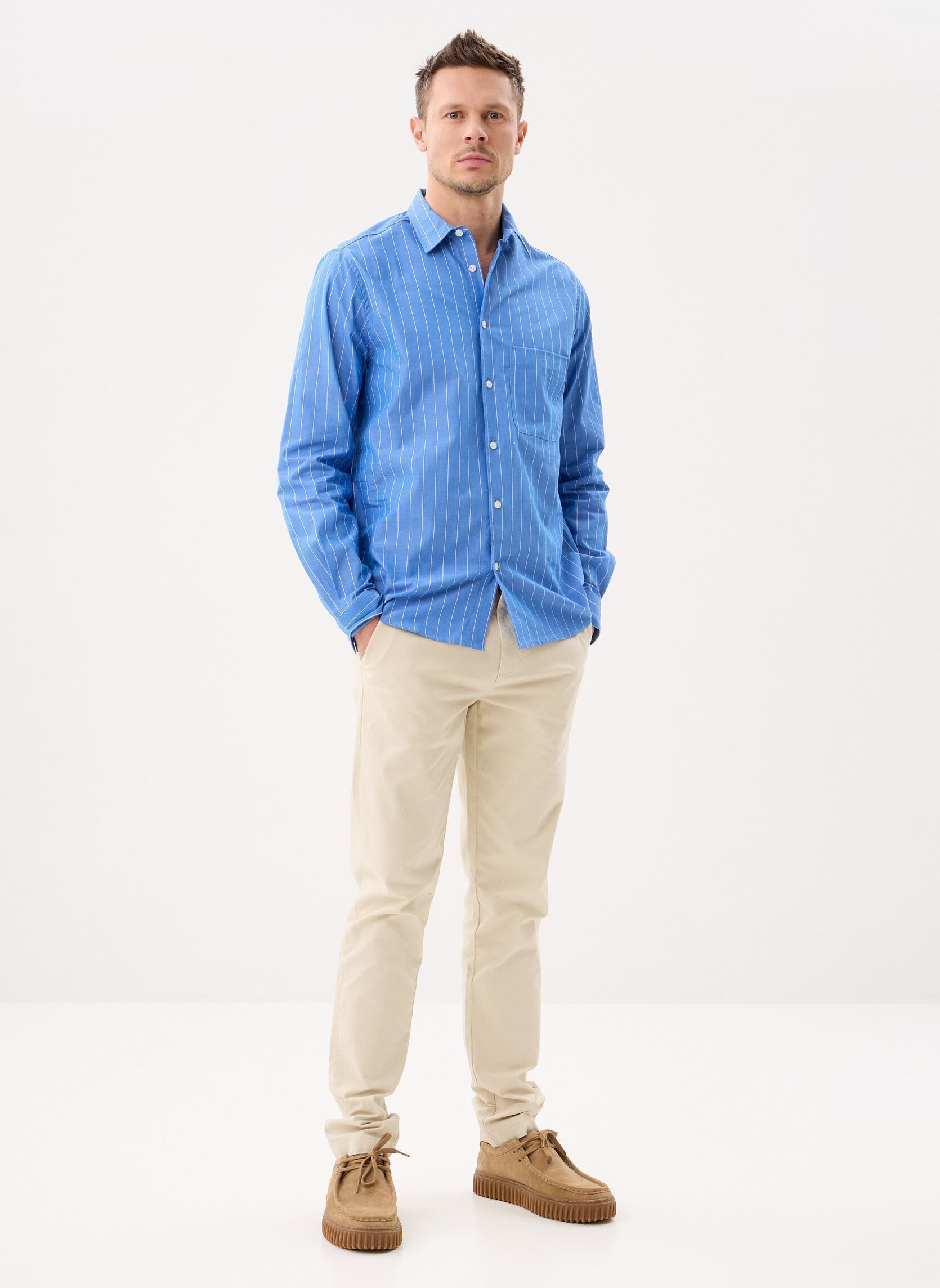 Hemden Saryan J shirt 13072 herren blau Samsoe Samsoe Hemden Saryan J shirt 13072 herren blau Bright Cobalt St.