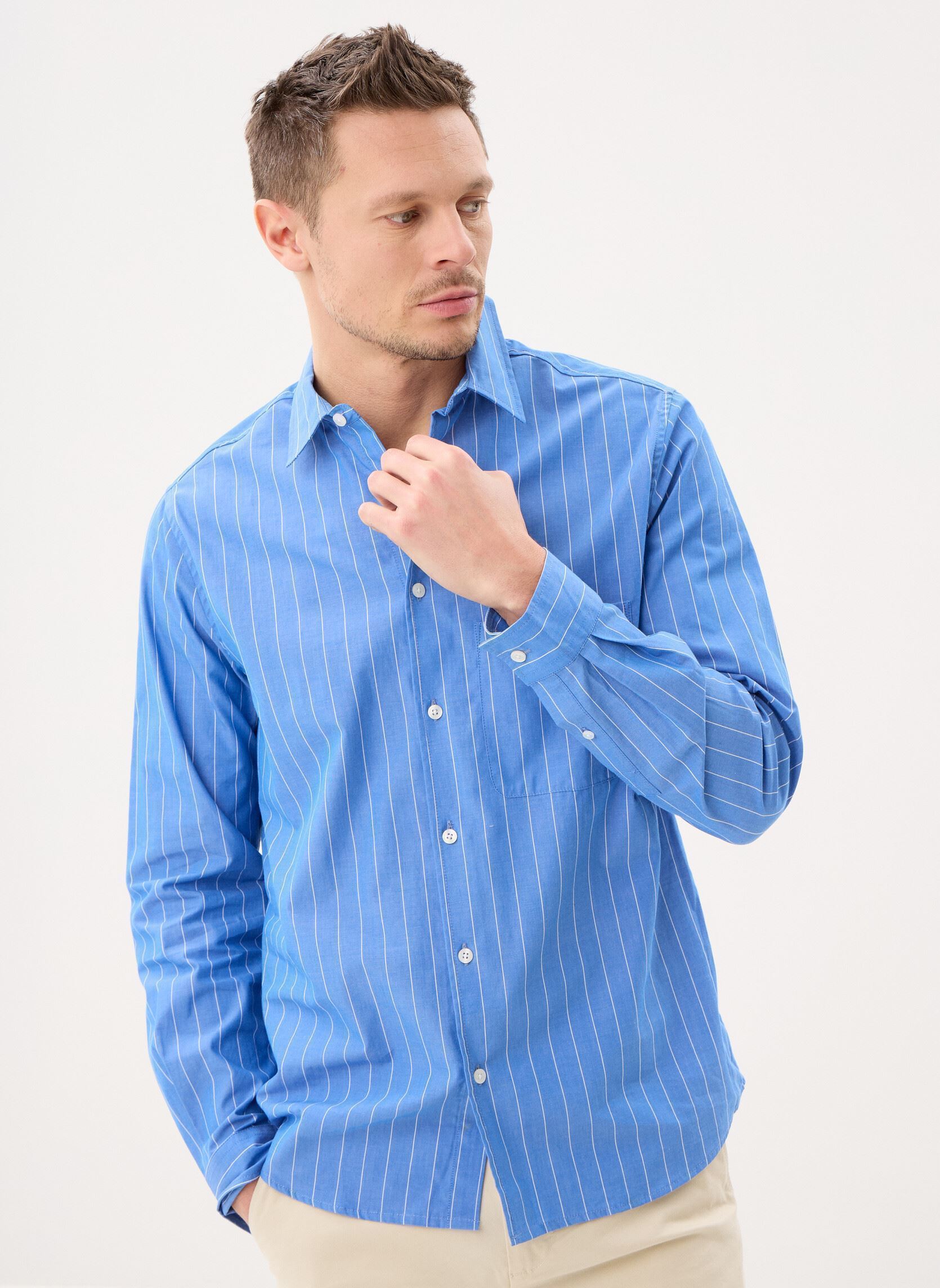 Hemden Saryan J shirt 13072 herren blau Samsoe Samsoe Hemden Saryan J shirt 13072 herren blau Bright Cobalt St.