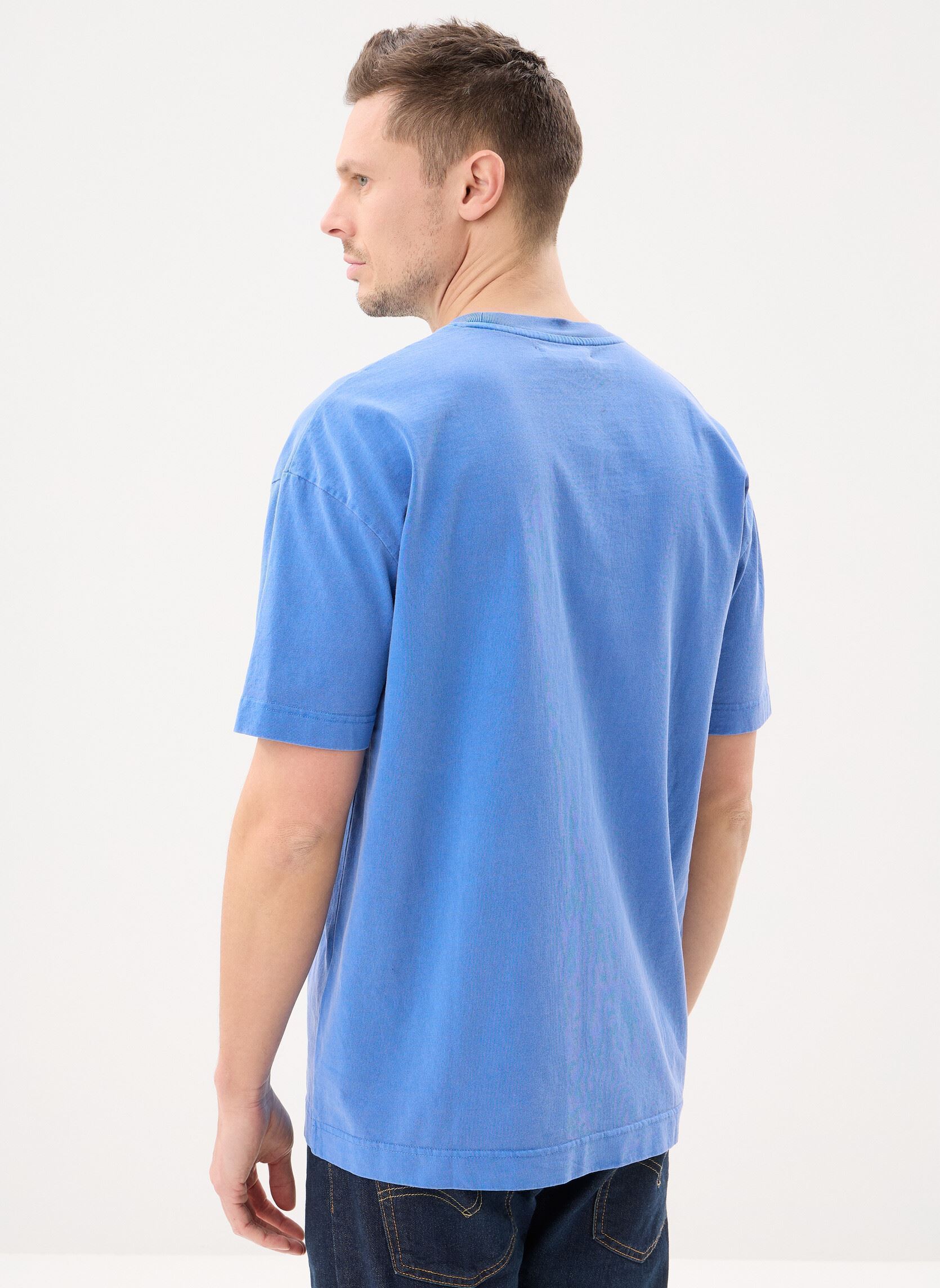 Kurzarm-T-Shirts Sajoel t-shirt 15489 herren blau Samsoe Samsoe Kurzarm-T-Shirts Sajoel t-shirt 15489 herren blau BRIGHT COBALT
