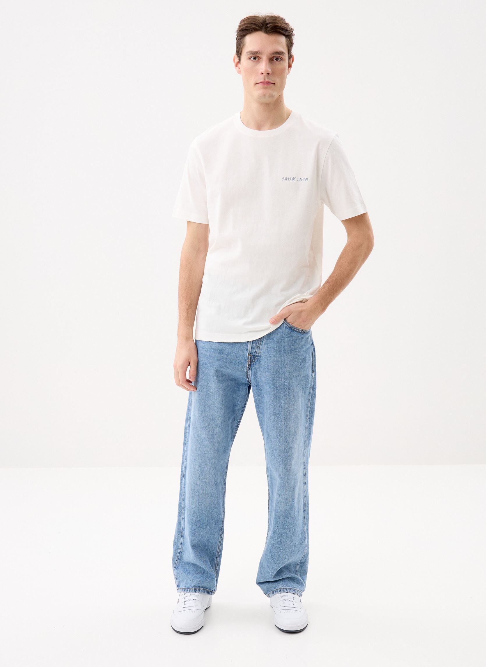 Tee-shirts manches courtes Safeast t-shirt 15489 homme blanc Samsoe Samsoe Tee-shirts manches courtes Safeast t-shirt 15489 homme blanc Oatmeal feast