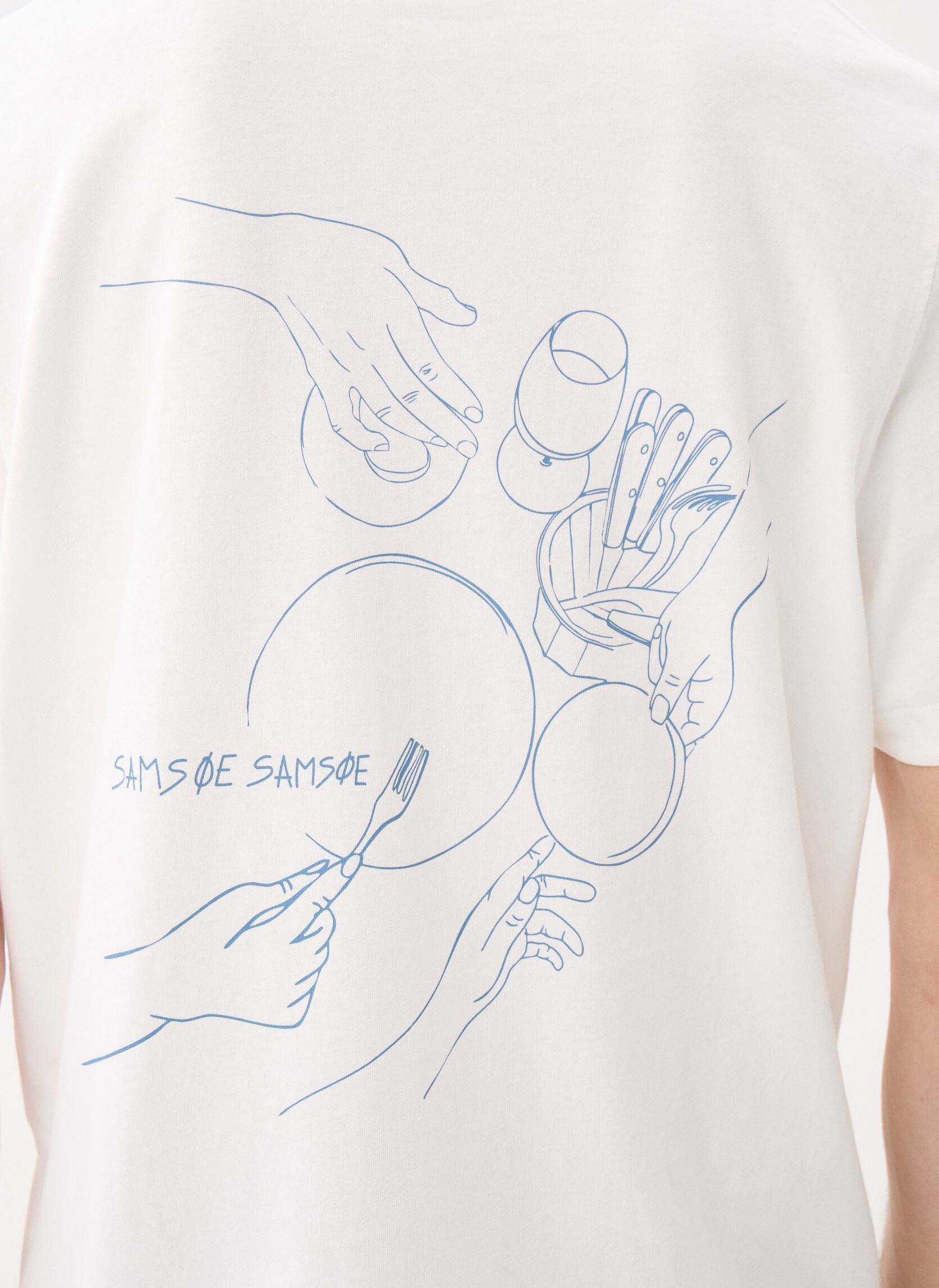 Tee-shirts manches courtes Safeast t-shirt 15489 homme blanc Samsoe Samsoe Tee-shirts manches courtes Safeast t-shirt 15489 homme blanc Oatmeal feast