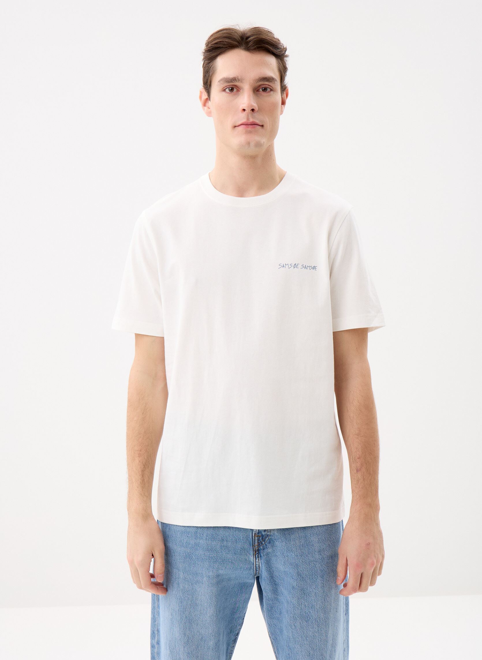 Tee-shirts manches courtes Safeast t-shirt 15489 homme blanc Samsoe Samsoe Tee-shirts manches courtes Safeast t-shirt 15489 homme blanc Oatmeal feast