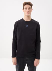 Langarm-T-Shirts Sacards t-shirt ls 11725 herren schwarz Samsoe Samsoe Langarm-T-Shirts Sacards t-shirt ls 11725 herren schwarz Black cards