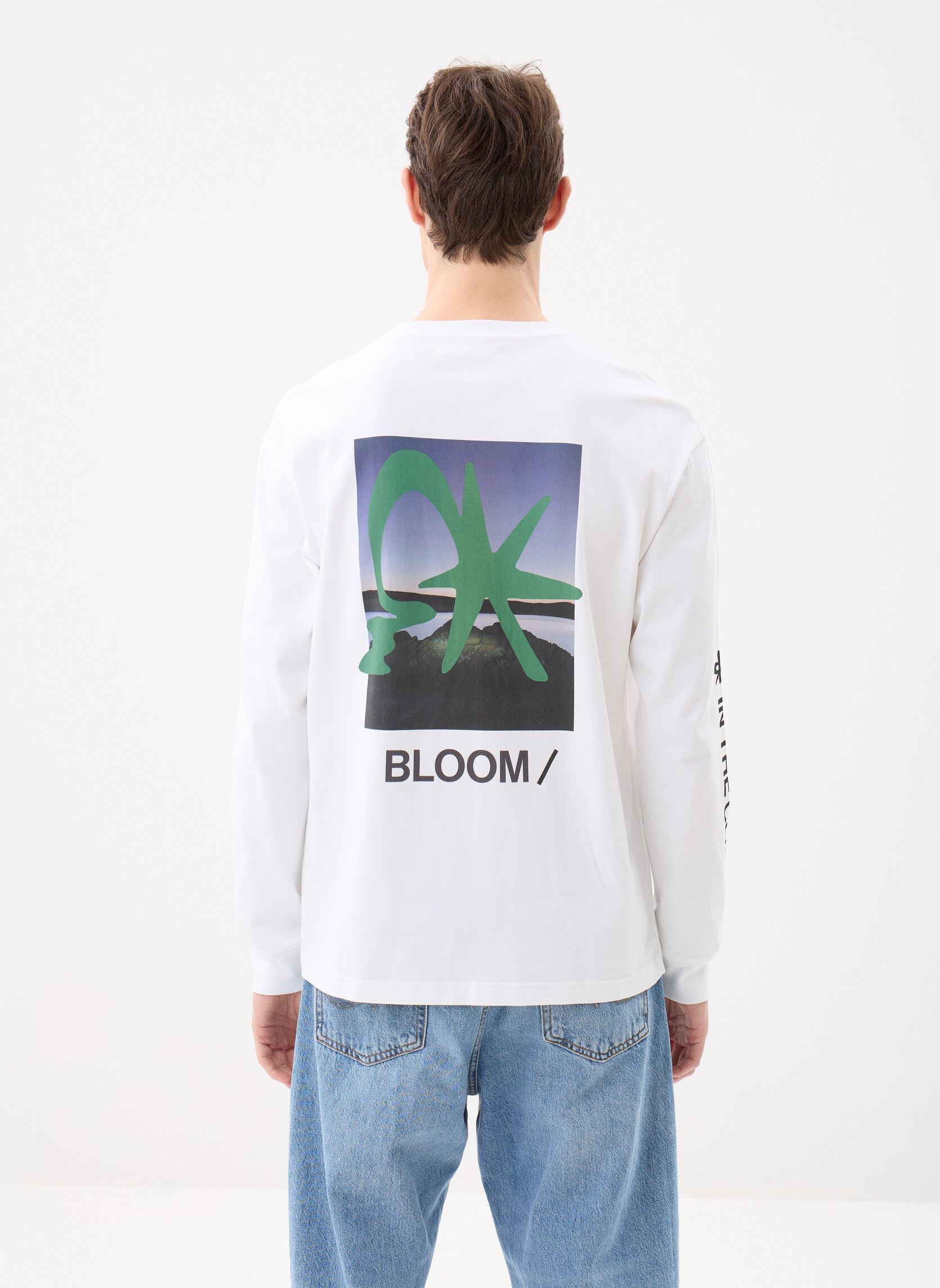 Tee-shirts manches longues Saragnar t-shirt LS 11725 homme blanc Samsoe Samsoe Tee-shirts manches longues Saragnar t-shirt LS 11725 homme blanc WHITE SUNSET