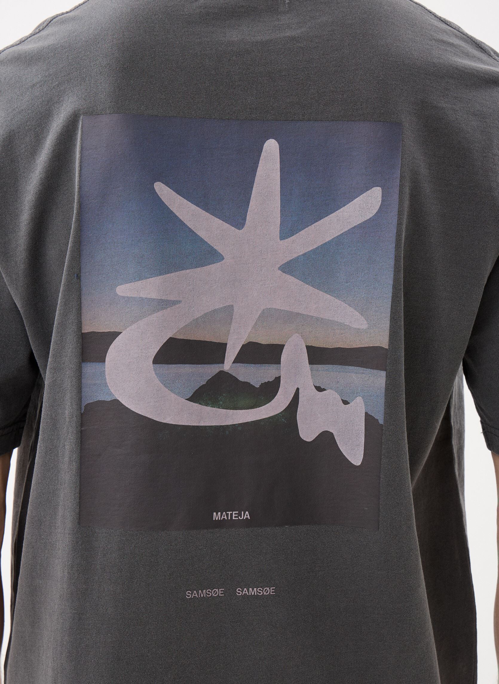 Tee-shirts manches courtes Saragnar t-shirt 15489 homme noir Samsoe Samsoe Tee-shirts manches courtes Saragnar t-shirt 15489 homme noir Black sunset