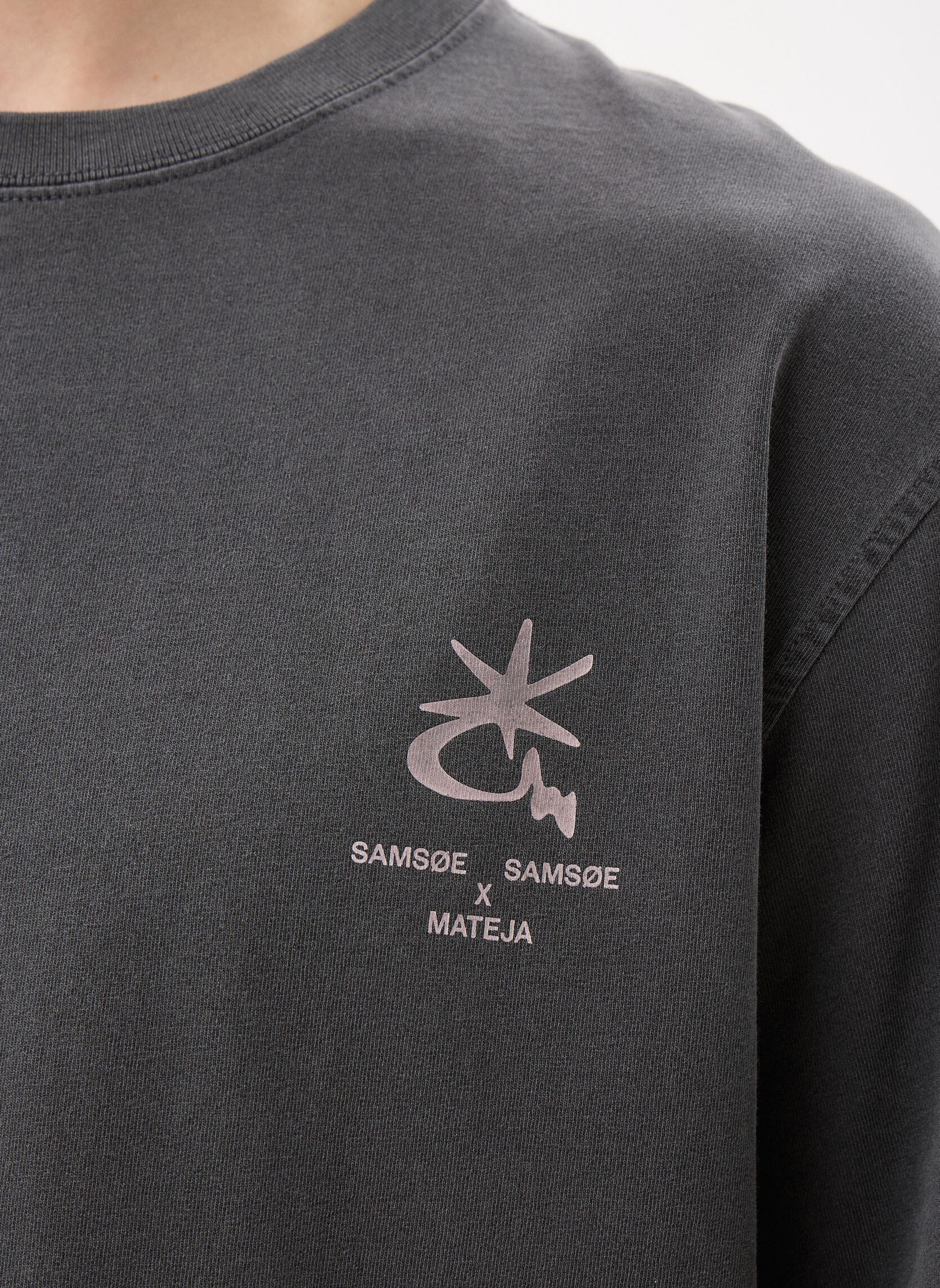 Tee-shirts manches courtes Saragnar t-shirt 15489 homme noir Samsoe Samsoe Tee-shirts manches courtes Saragnar t-shirt 15489 homme noir Black sunset