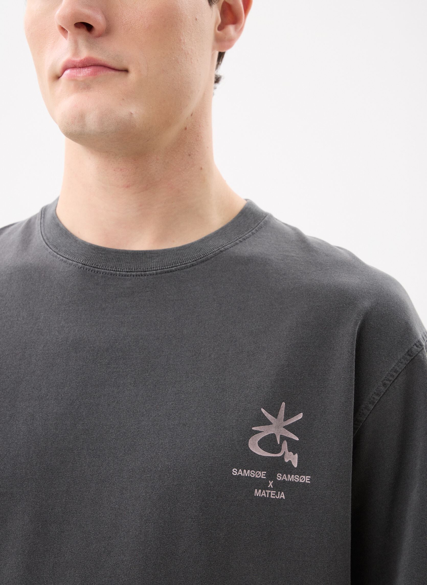 Tee-shirts manches courtes Saragnar t-shirt 15489 homme noir Samsoe Samsoe Tee-shirts manches courtes Saragnar t-shirt 15489 homme noir Black sunset