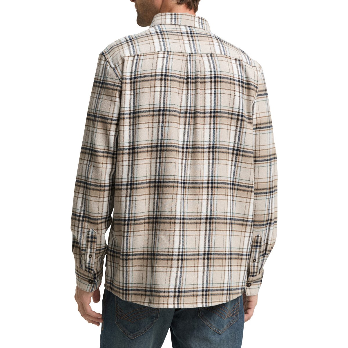 Chemises Chemise coton écossais homme beige Tom Tailor Chemises Chemise coton écossais homme beige Beige