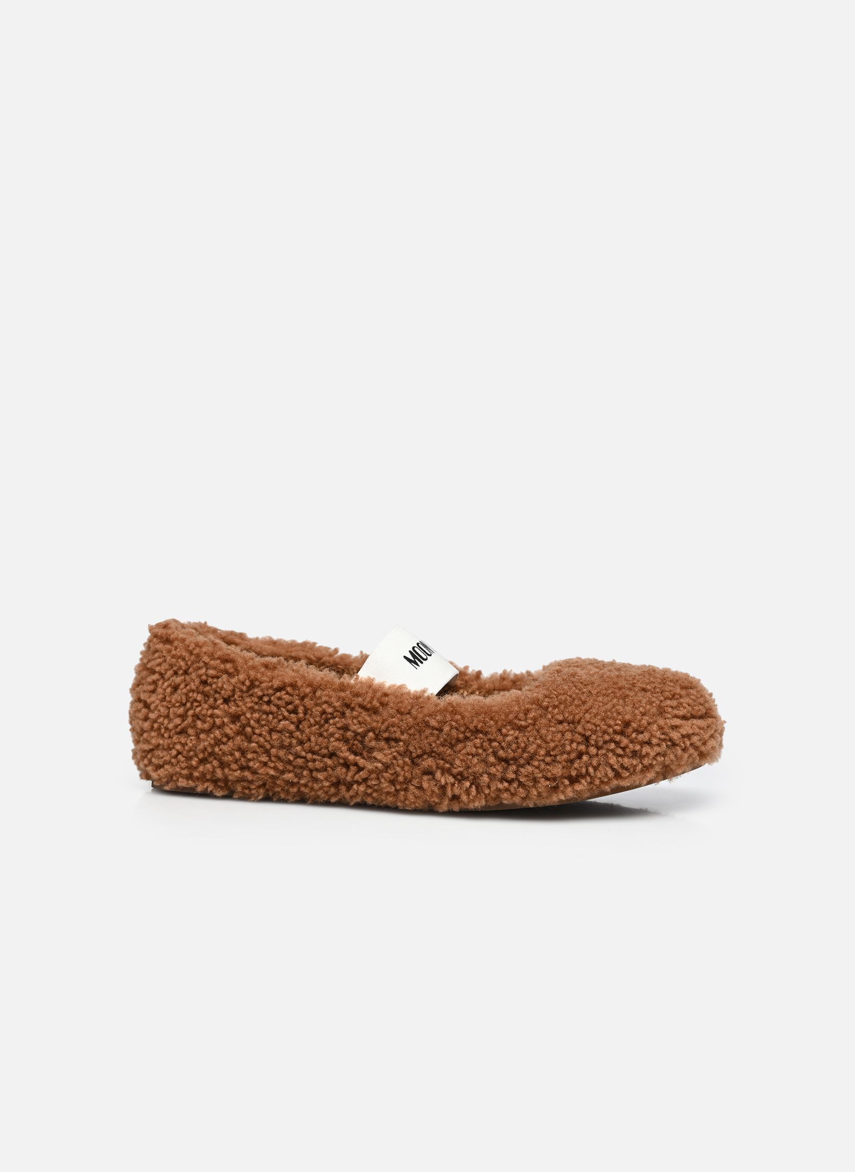 Klassische Ballerinas MB SHEARLING BALLERINA damen braun Moon Boot Klassische Ballerinas MB SHEARLING BALLERINA damen braun COGNAC