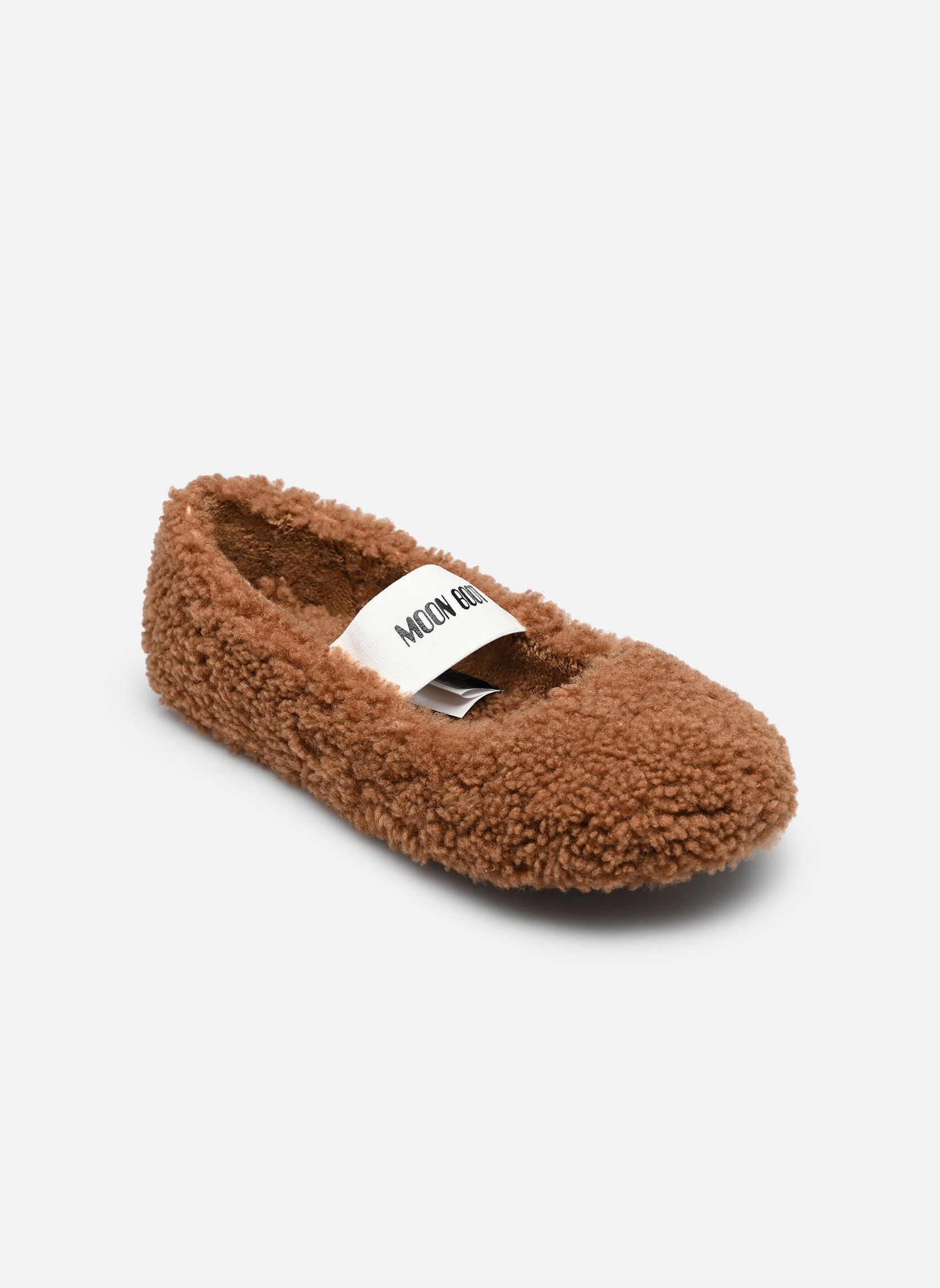 Klassische Ballerinas MB SHEARLING BALLERINA damen braun Moon Boot Klassische Ballerinas MB SHEARLING BALLERINA damen braun COGNAC