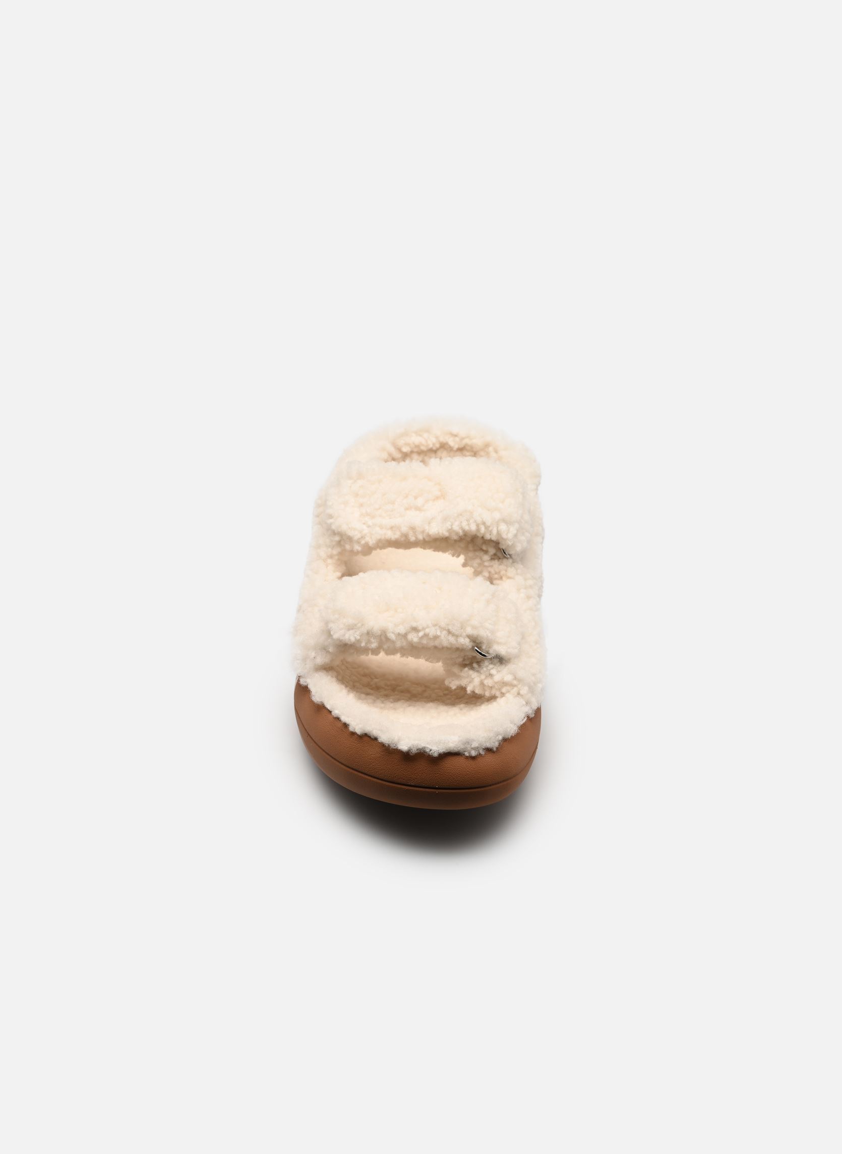 Pantoffels MB SHEARLING SANDAL dames wit Moon Boot Pantoffels MB SHEARLING SANDAL dames wit Ice