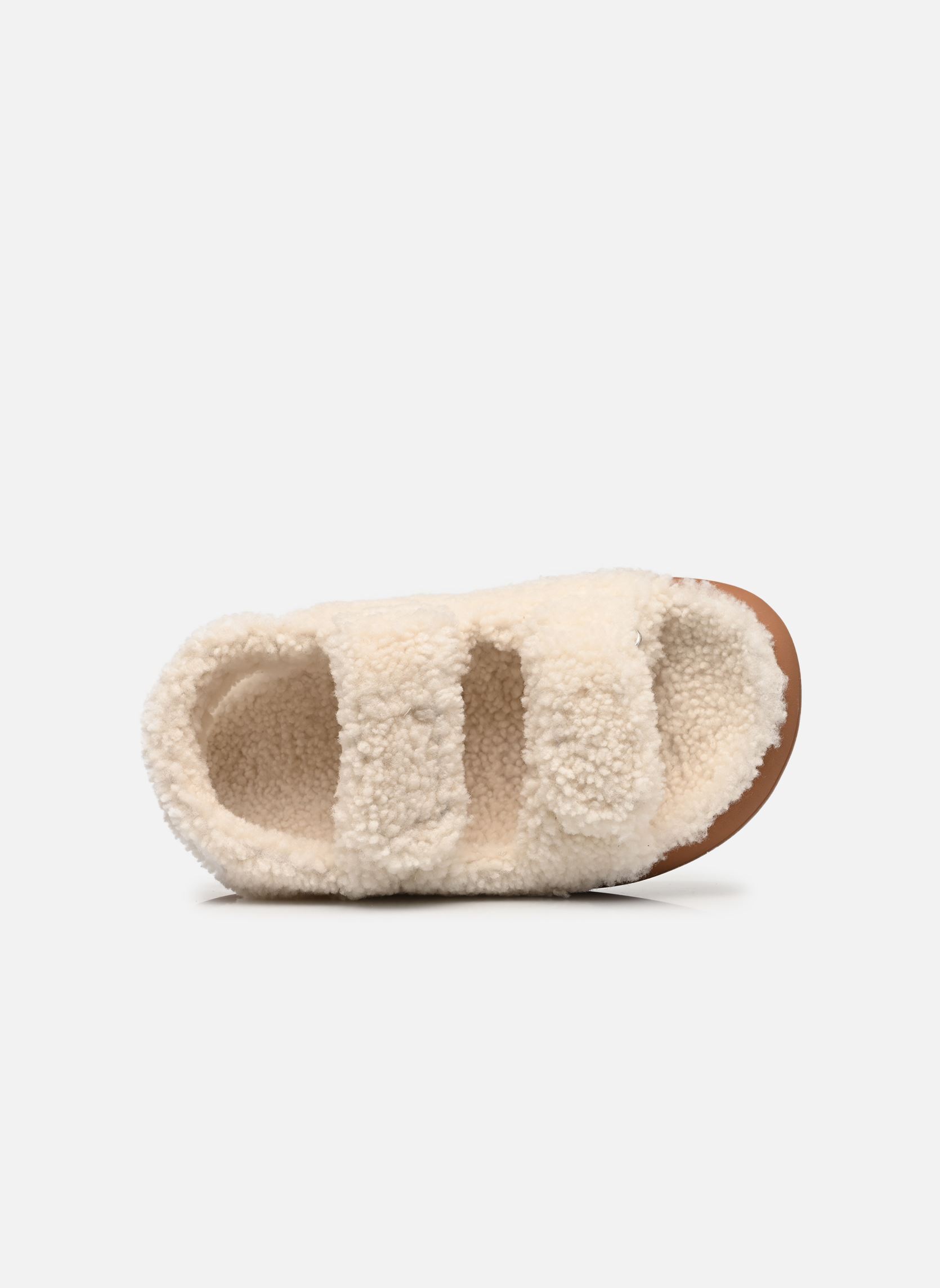Pantoffels MB SHEARLING SANDAL dames wit Moon Boot Pantoffels MB SHEARLING SANDAL dames wit Ice