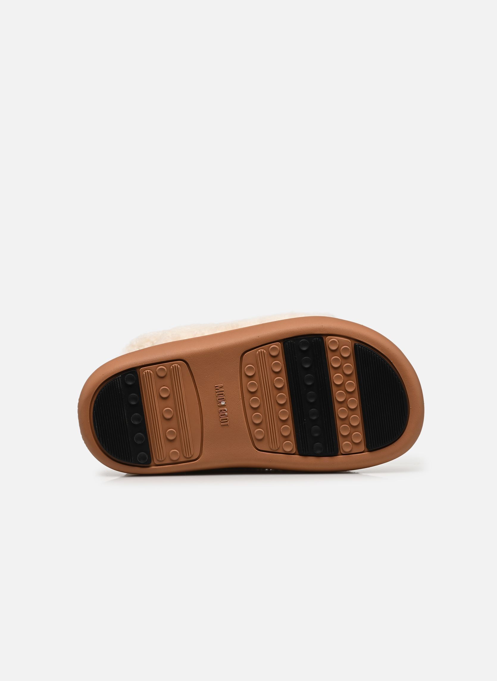 Pantoffels MB SHEARLING SANDAL dames wit Moon Boot Pantoffels MB SHEARLING SANDAL dames wit Ice