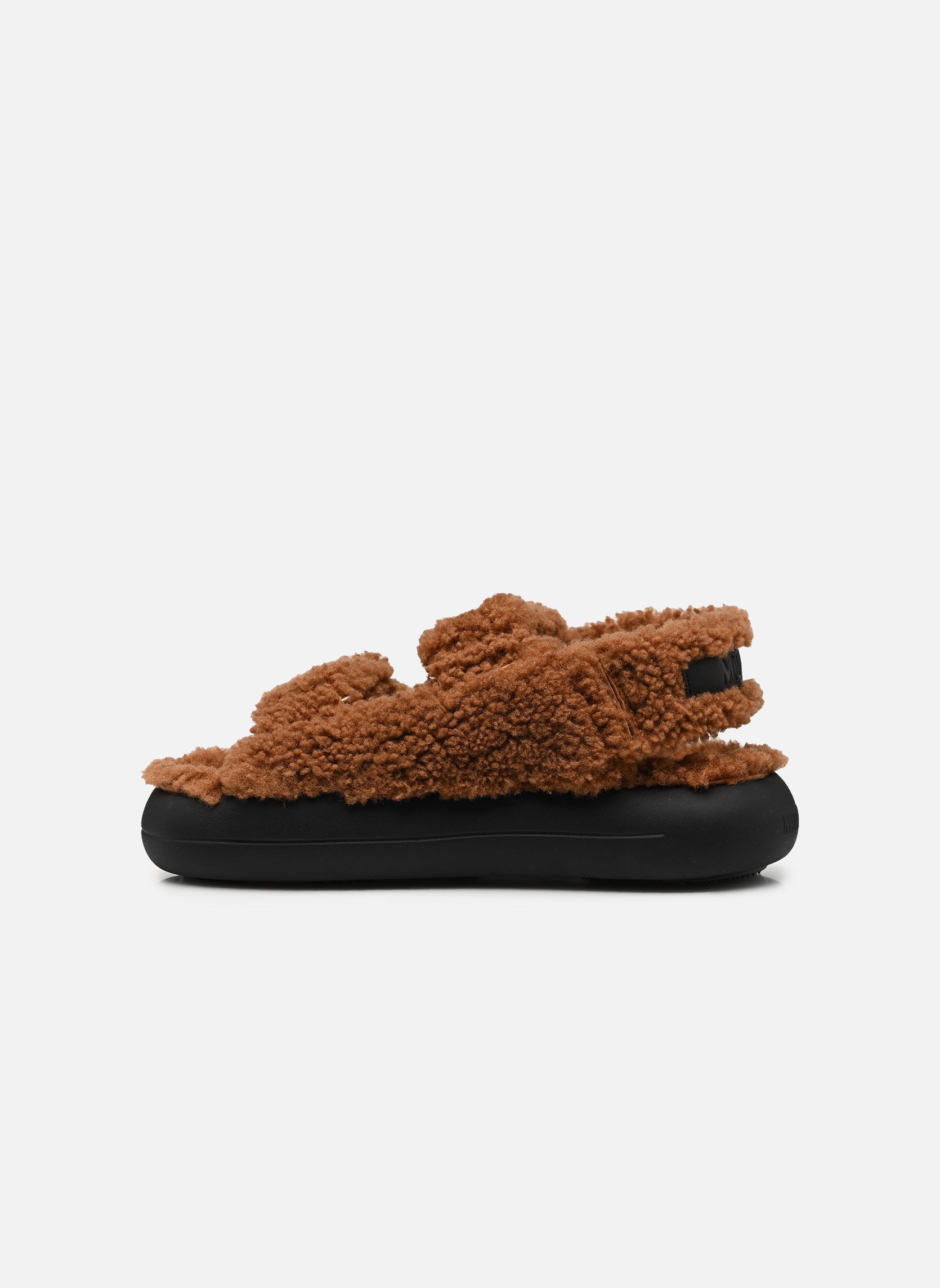 Pantoffels MB SHEARLING SANDAL dames bruin Moon Boot Pantoffels MB SHEARLING SANDAL dames bruin Cognac