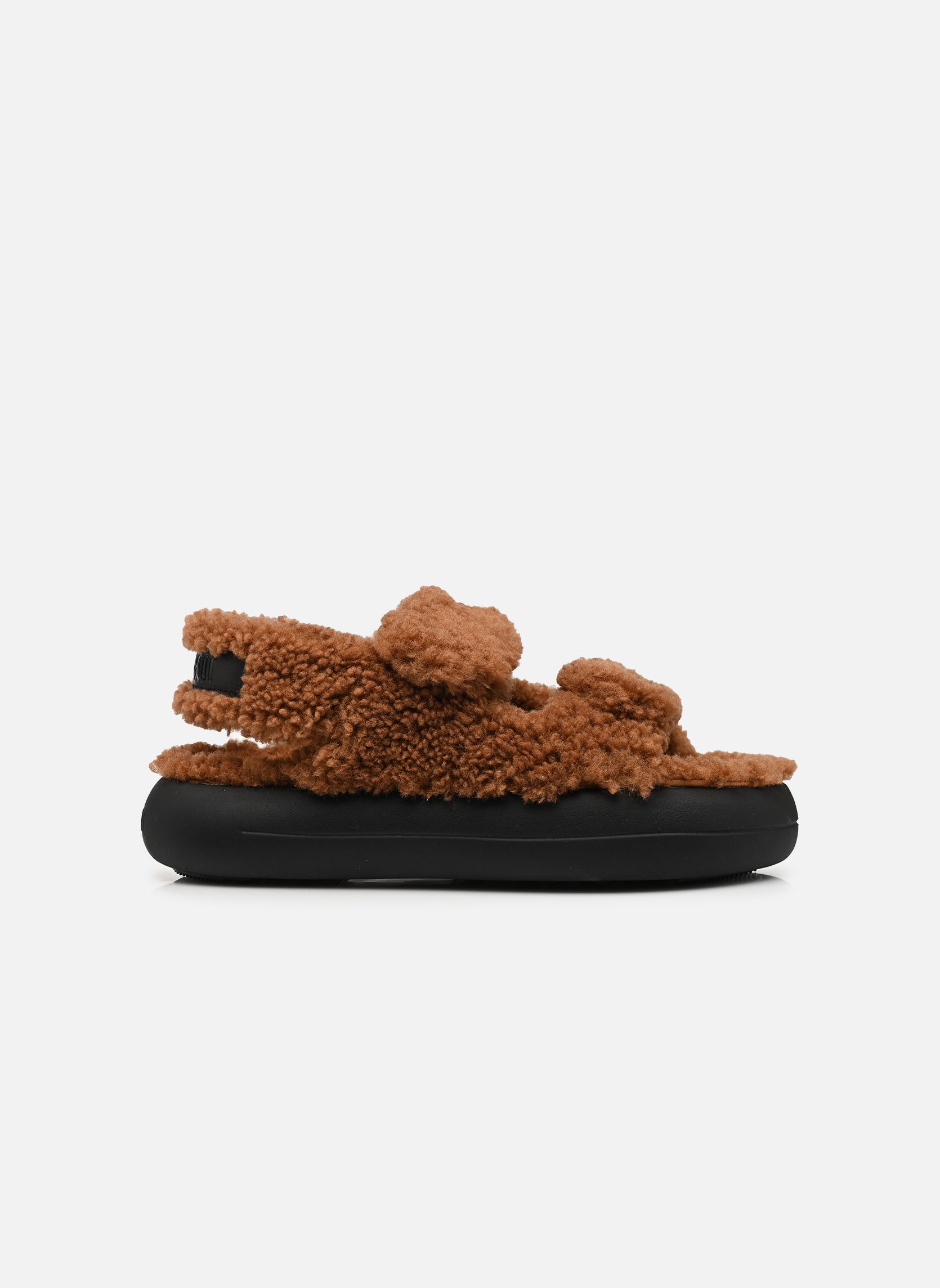 Pantoffels MB SHEARLING SANDAL dames bruin Moon Boot Pantoffels MB SHEARLING SANDAL dames bruin Cognac