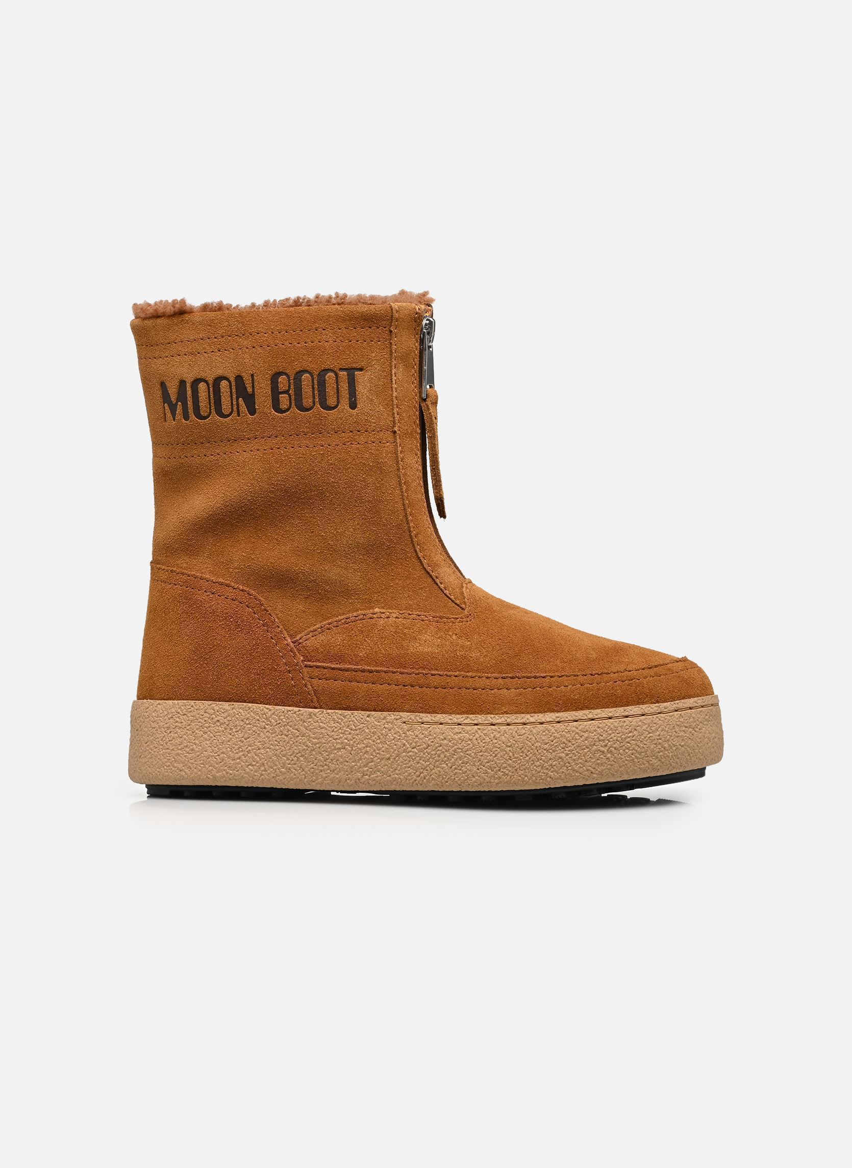Gefütterte Stiefeletten MB LTRACK LARA damen braun Moon Boot Gefütterte Stiefeletten MB LTRACK LARA damen braun Cognac