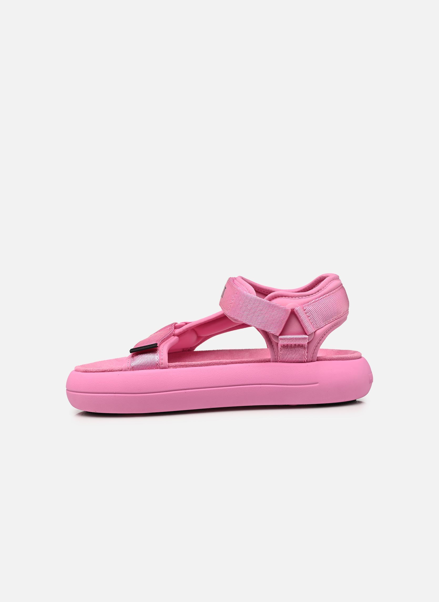 Sandales plates MB SUPER SANDAL femme rose Moon Boot Sandales plates MB SUPER SANDAL femme rose GUM