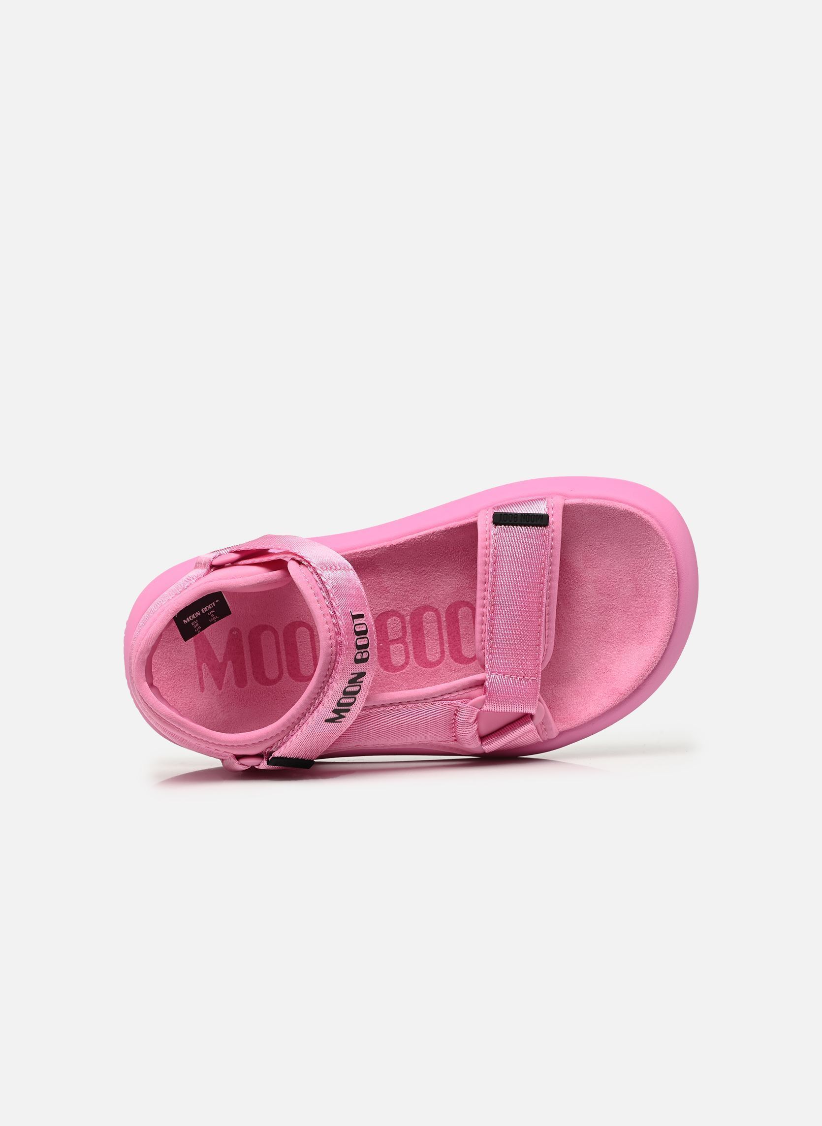 Sandales plates MB SUPER SANDAL femme rose Moon Boot Sandales plates MB SUPER SANDAL femme rose GUM