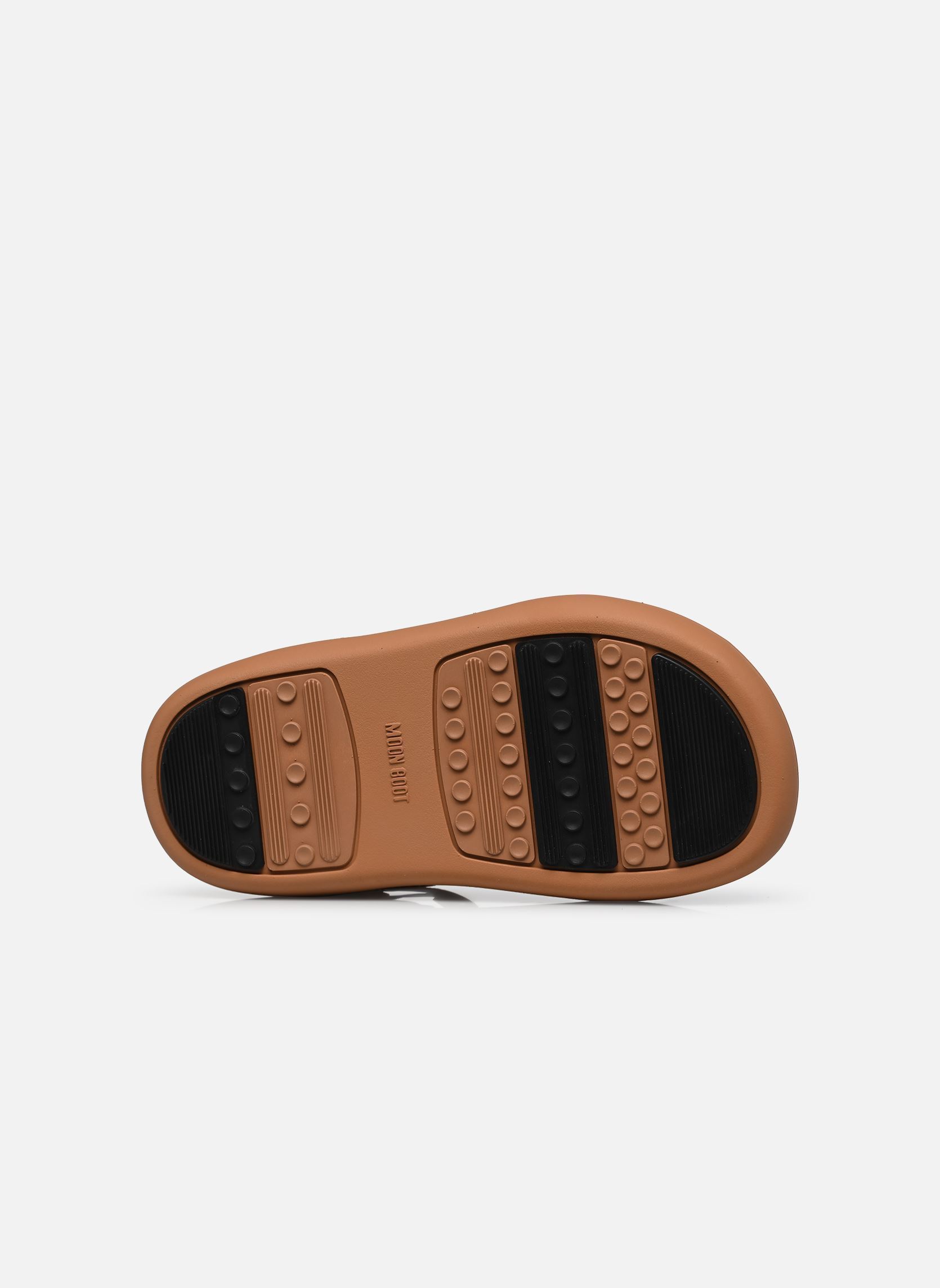Platte sandalen MB SUPER SANDAL dames bruin Moon Boot Platte sandalen MB SUPER SANDAL dames bruin COGNAC