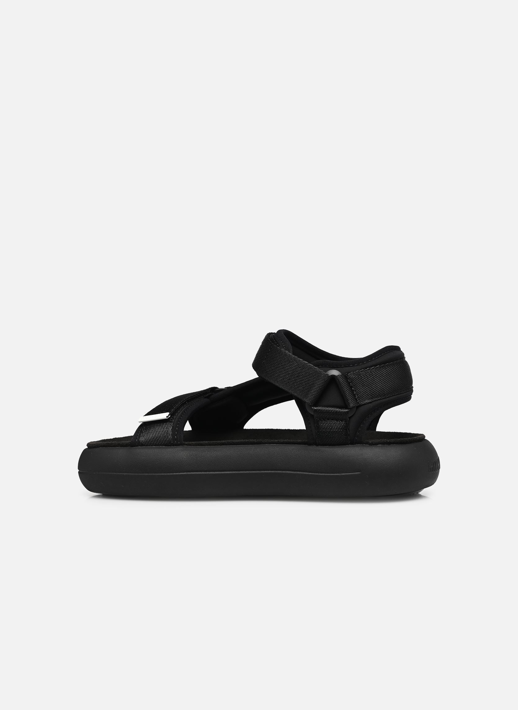 Sandales plates MB SUPER SANDAL femme noir Moon Boot Sandales plates MB SUPER SANDAL femme noir Black