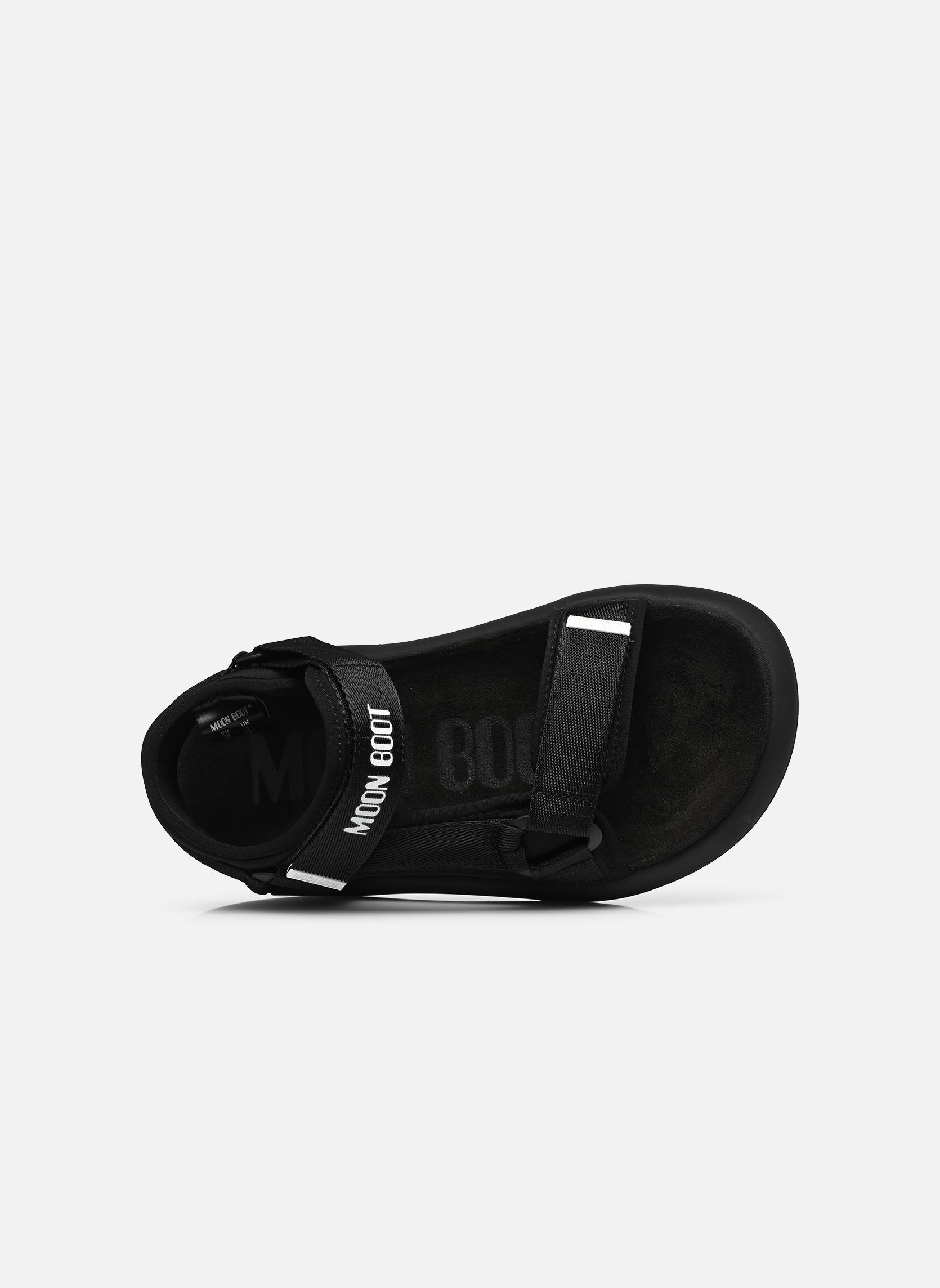 Sandales plates MB SUPER SANDAL femme noir Moon Boot Sandales plates MB SUPER SANDAL femme noir Black
