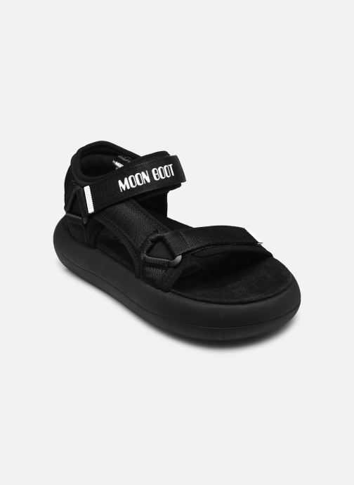 Moon Boot Sandales plates MB SUPER SANDAL femme noir