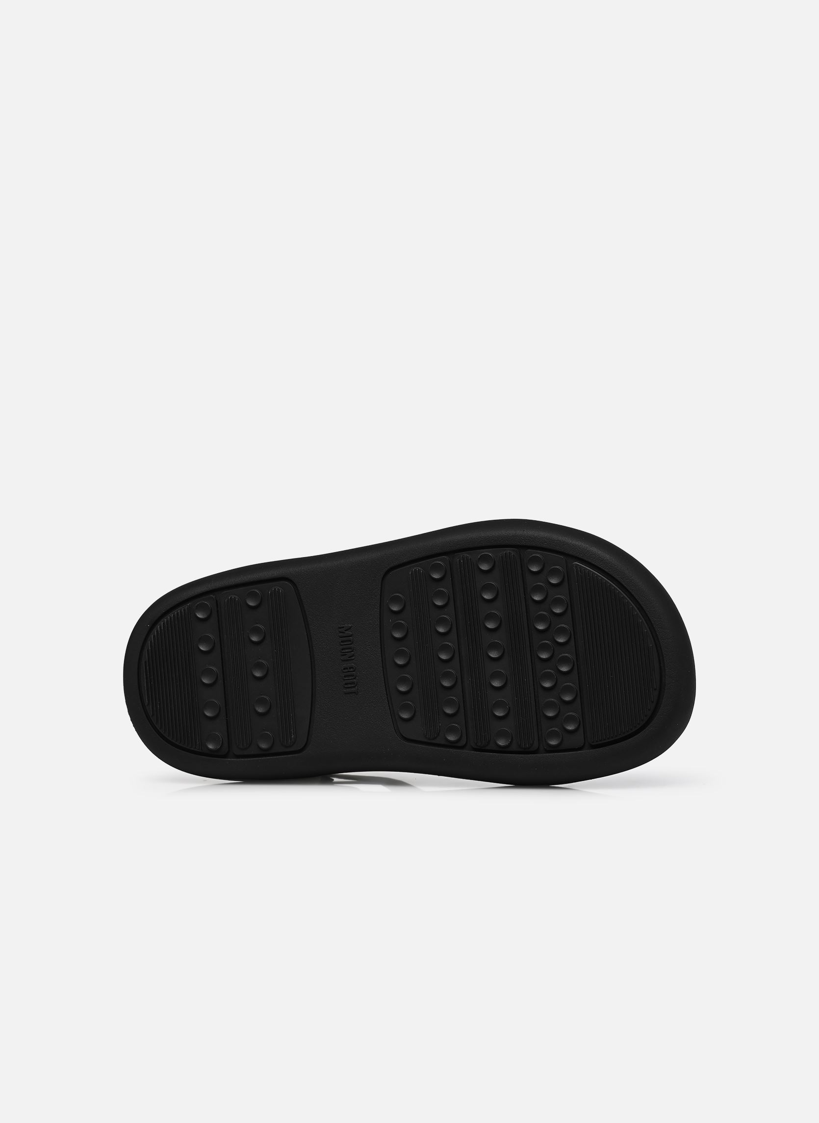 Sandales plates MB SUPER SANDAL femme blanc Moon Boot Sandales plates MB SUPER SANDAL femme blanc Black/white